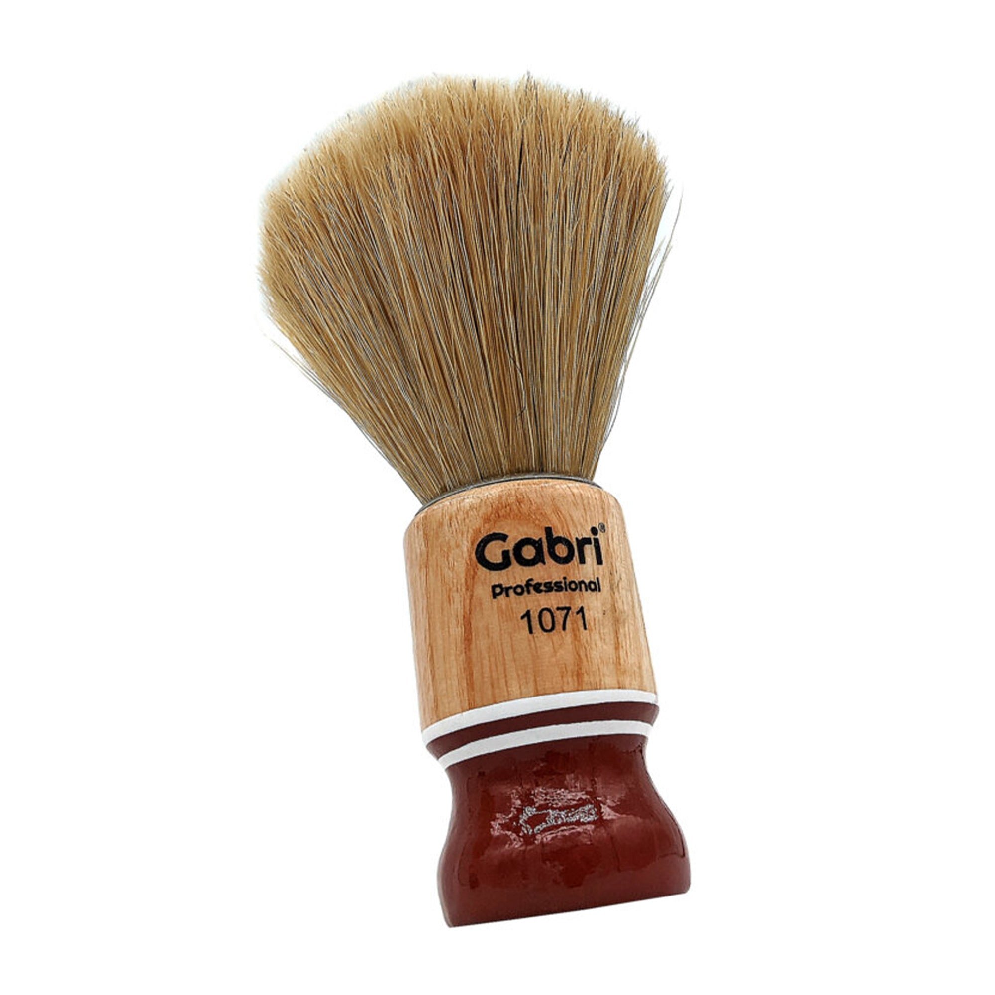 Gabri - Shaving Brush Authentic Wooden Hand Made 1071 13.5cm (Brown)
