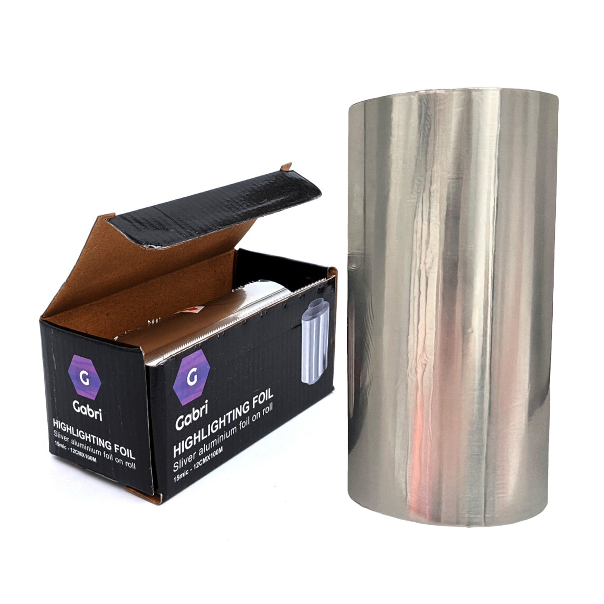 Gabri - Highlighting Foil Silver Aluminium Foil On Roll 12x100cm