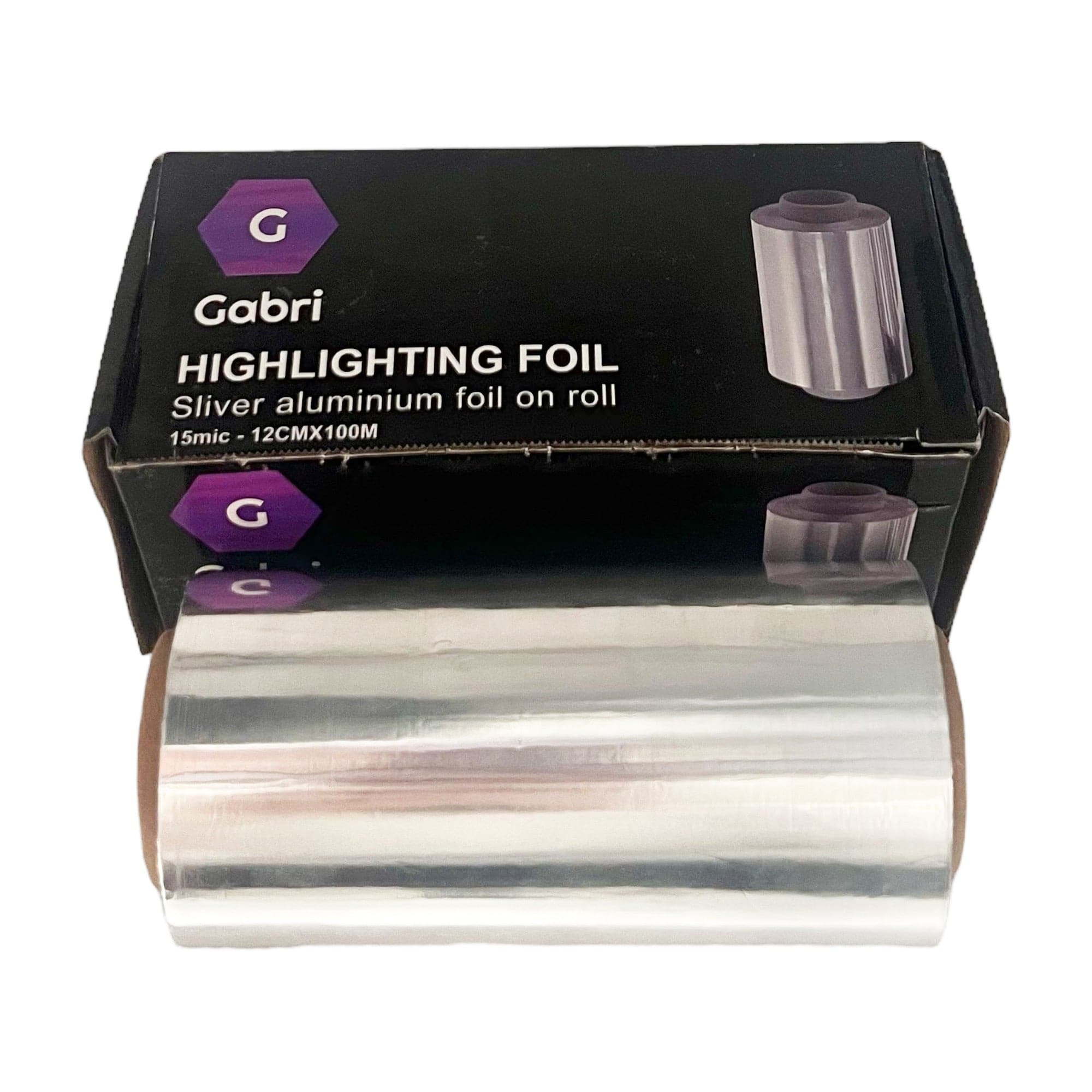 Gabri - Silver Aluminium Highlighting Foil 12x100cm