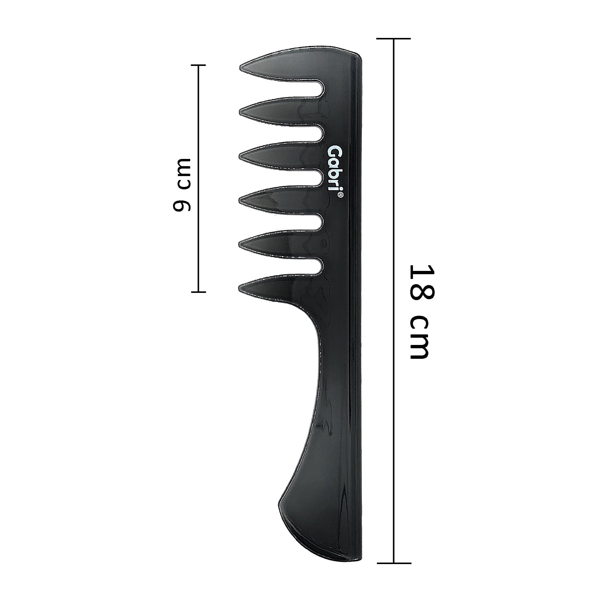 Gabri - Hair Styling Comb Long Handled Wide Toothed No.212 18cm