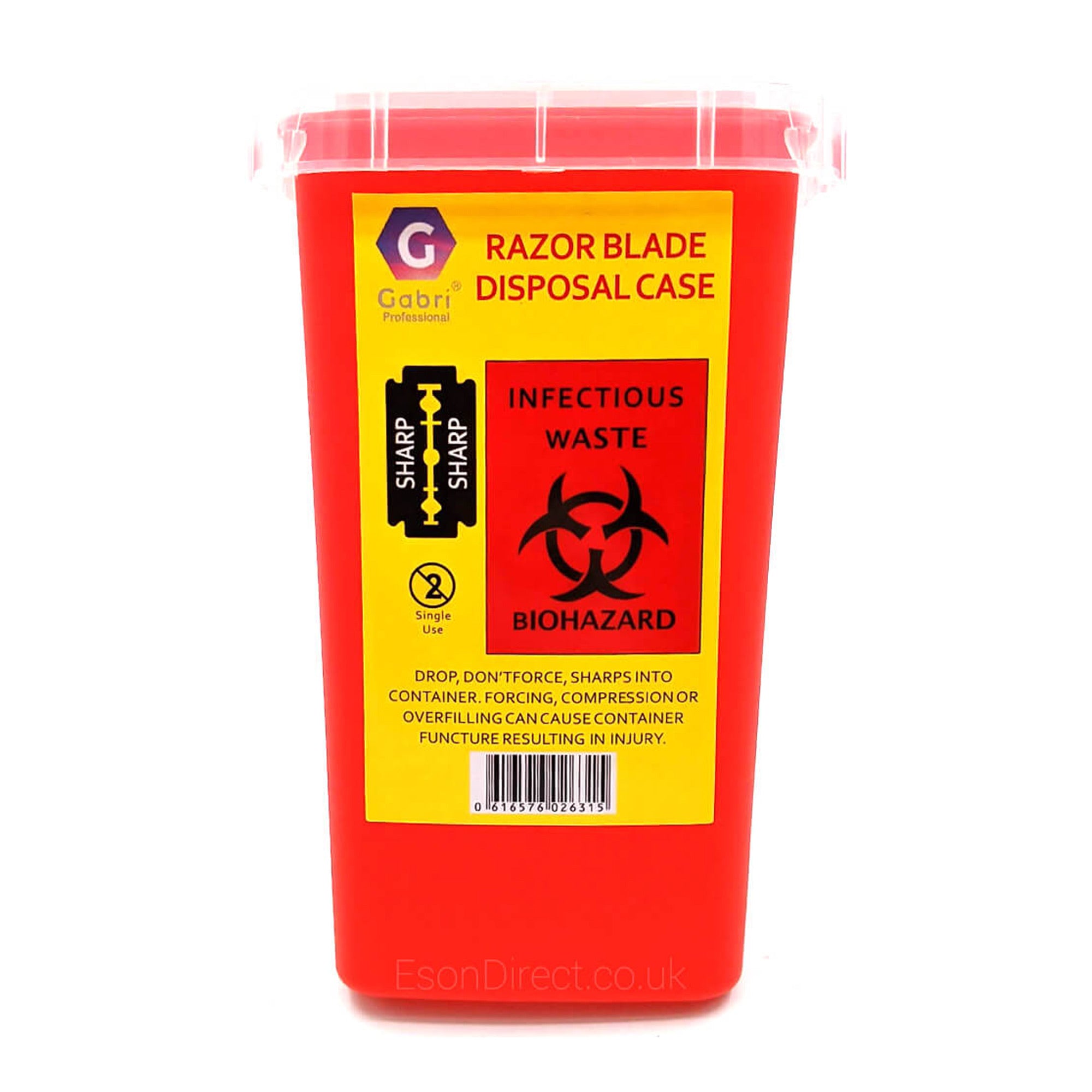 Gabri - Blade Knife Disposal Bin Case (Red)