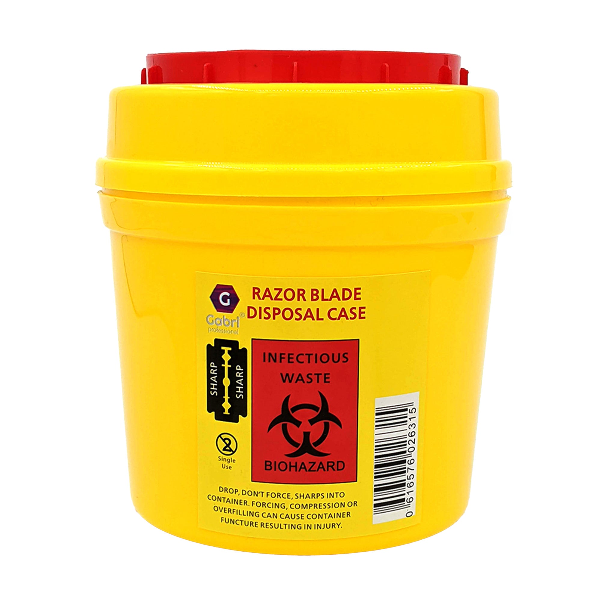 Gabri - Blade Knife Disposal Bin Case (Yellow-Red)
