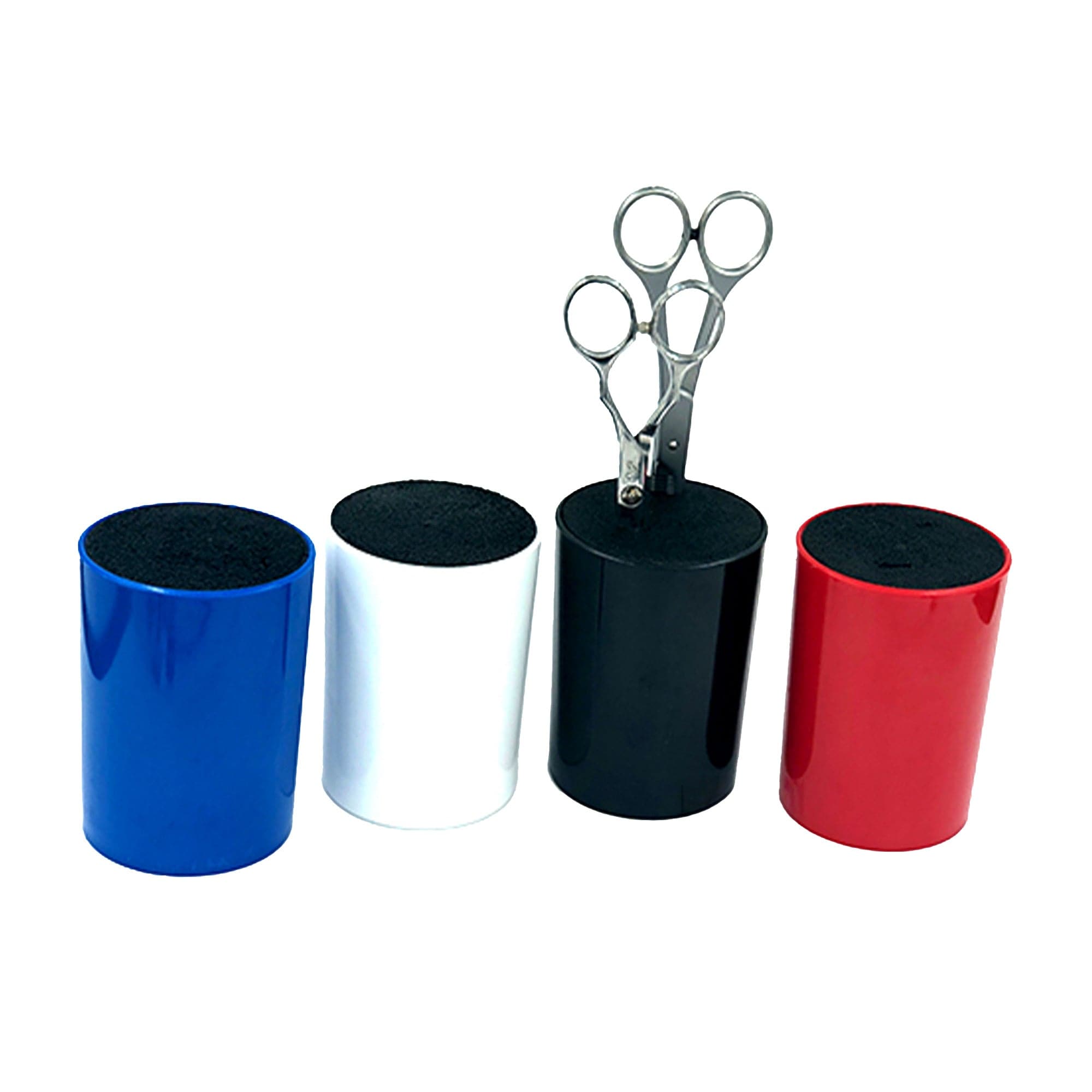 Gabri - Scissor Holder With Thin Nylon Bristles (Blue)