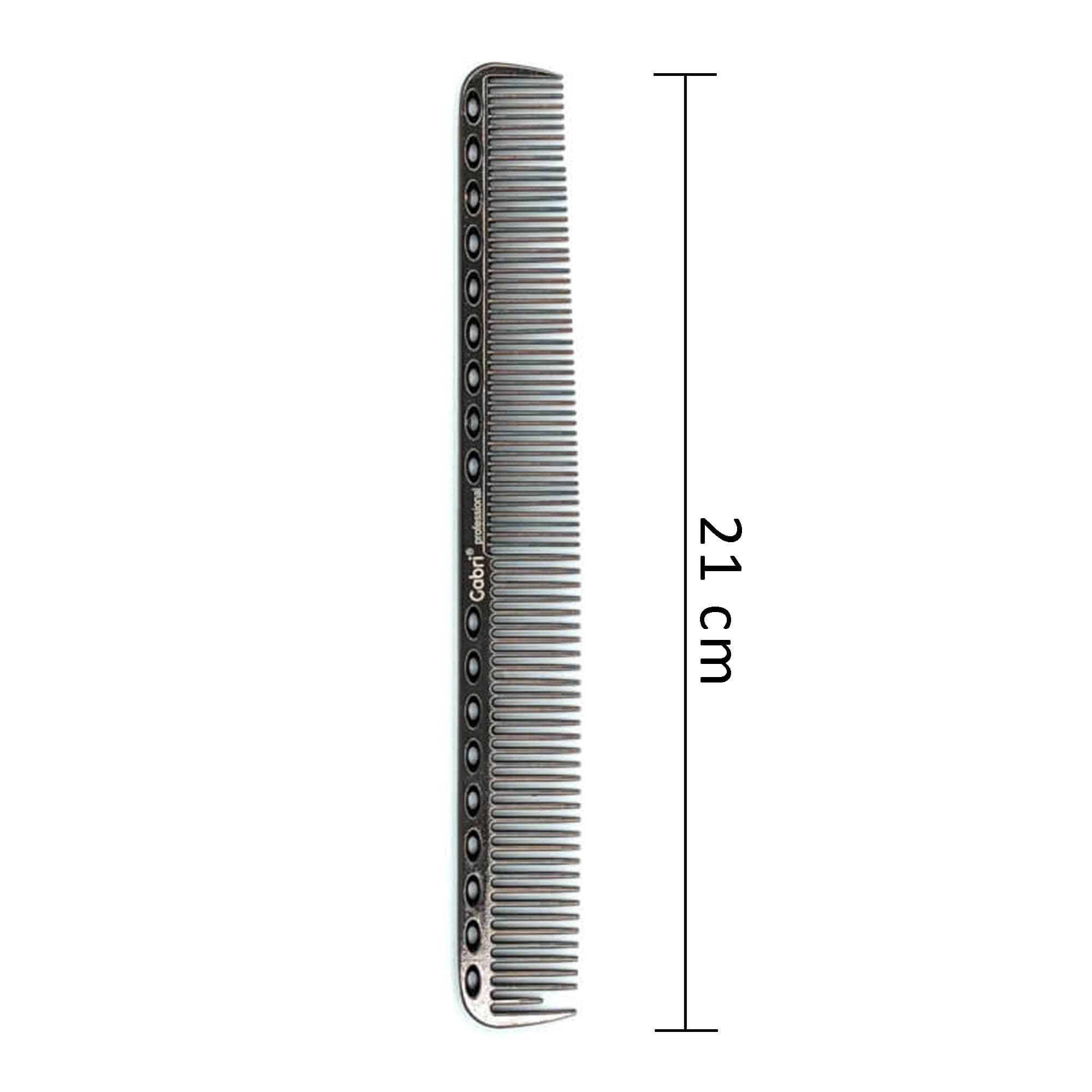 Gabri - Metal Hair Cutting Comb Platinum 21cm