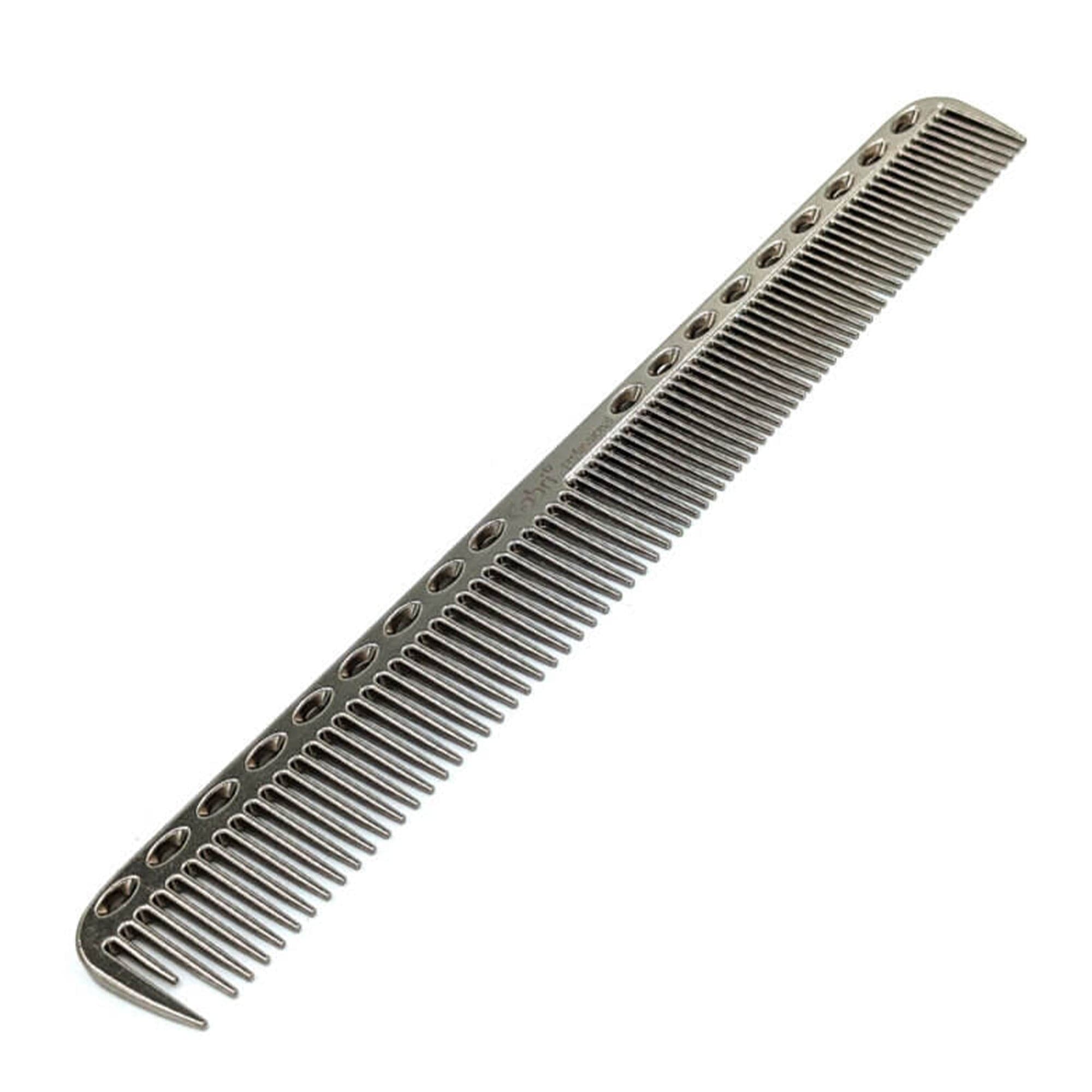 Gabri - Metal Hair Cutting Comb Silver 21cm