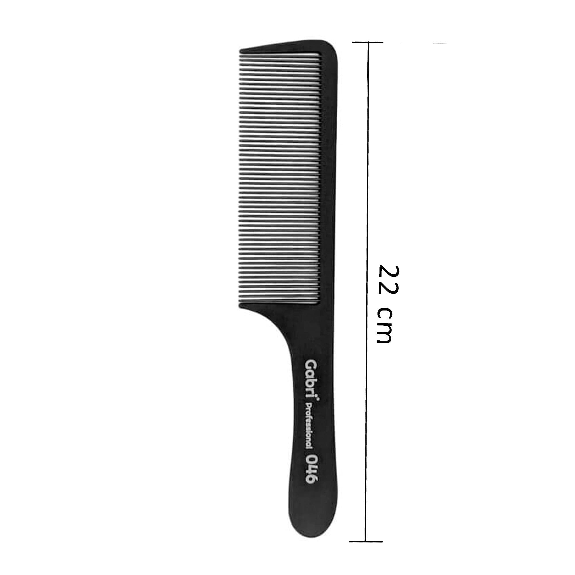 Gabri - Hair Detangler Comb Fine Tooth Textured Matte No.046 22cm