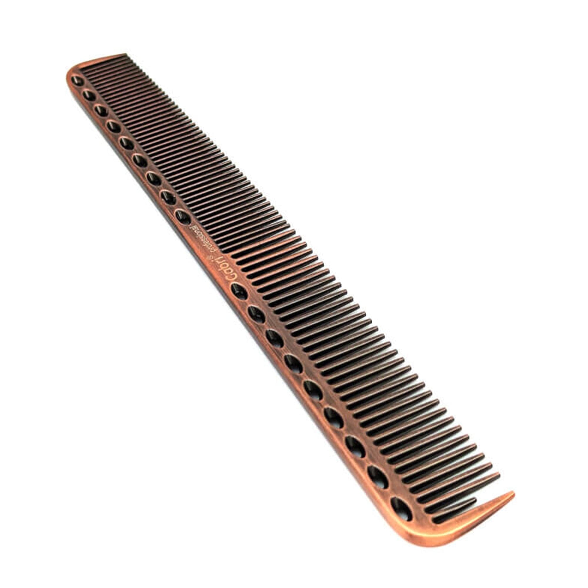 Gabri - Metal Hair Cutting Comb Broze 21cm