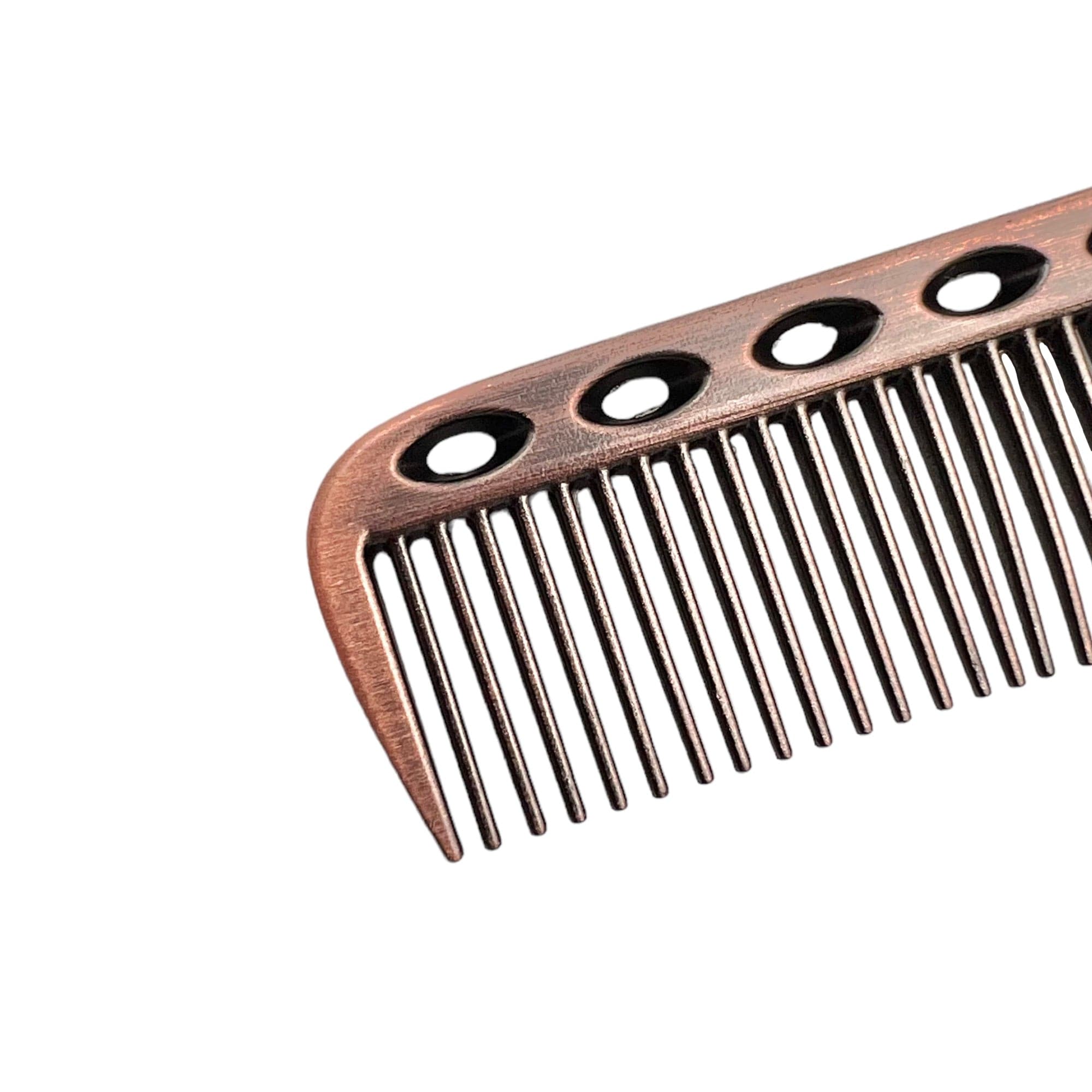 Gabri - Metal Hair Cutting Comb Broze 21cm