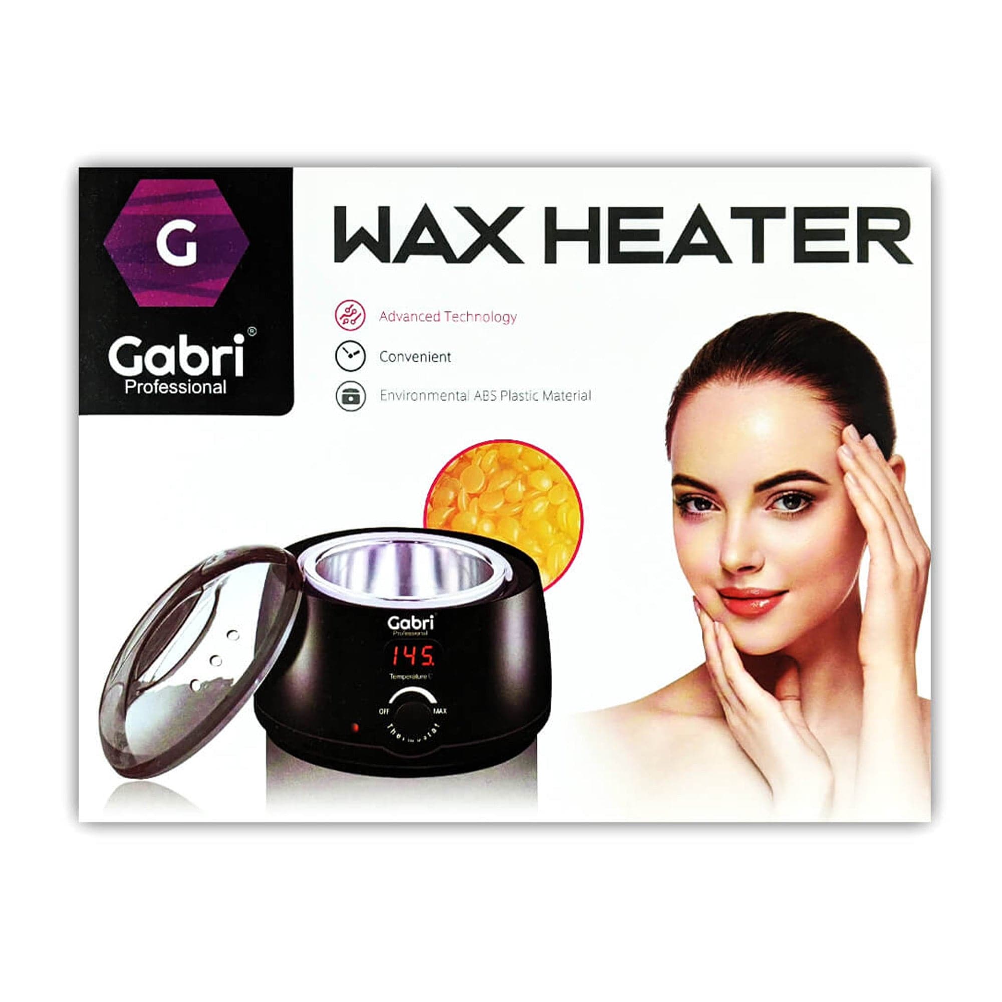 Gabri - Wax Heater Warmer Temperature Control Single (Black)