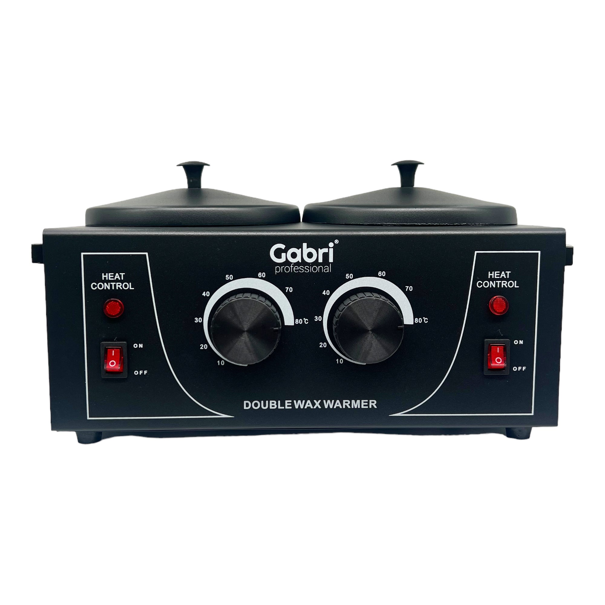 Gabri - Wax Heater Warmer Electric Double Pot (Black)