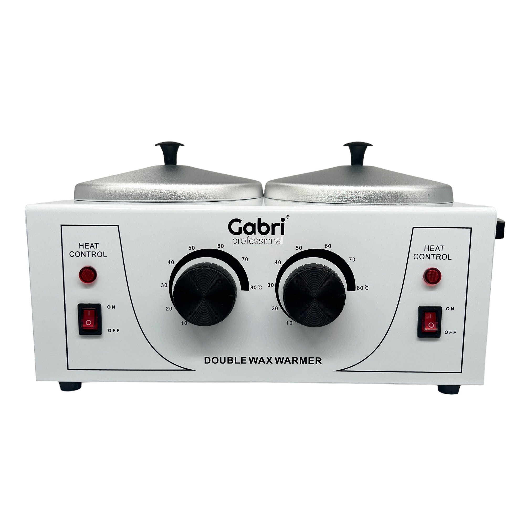 Gabri - Double Pot Wax Heater Warmer (White)