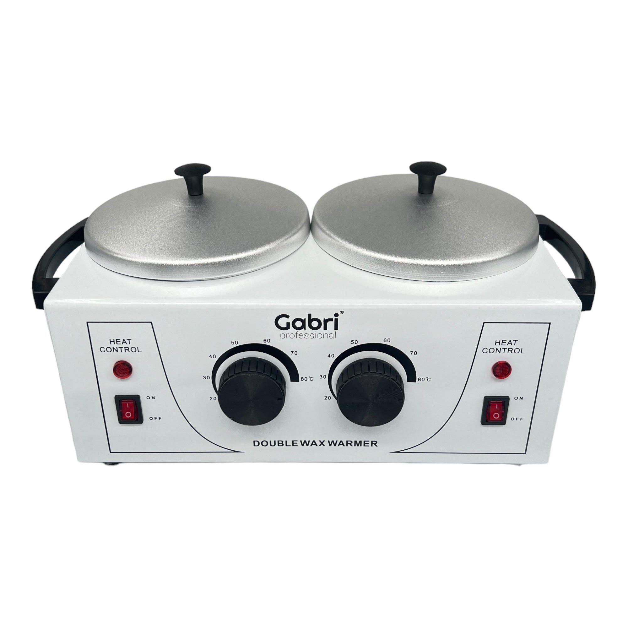 Gabri - Wax Heater Warmer Electric Double Pot (White)