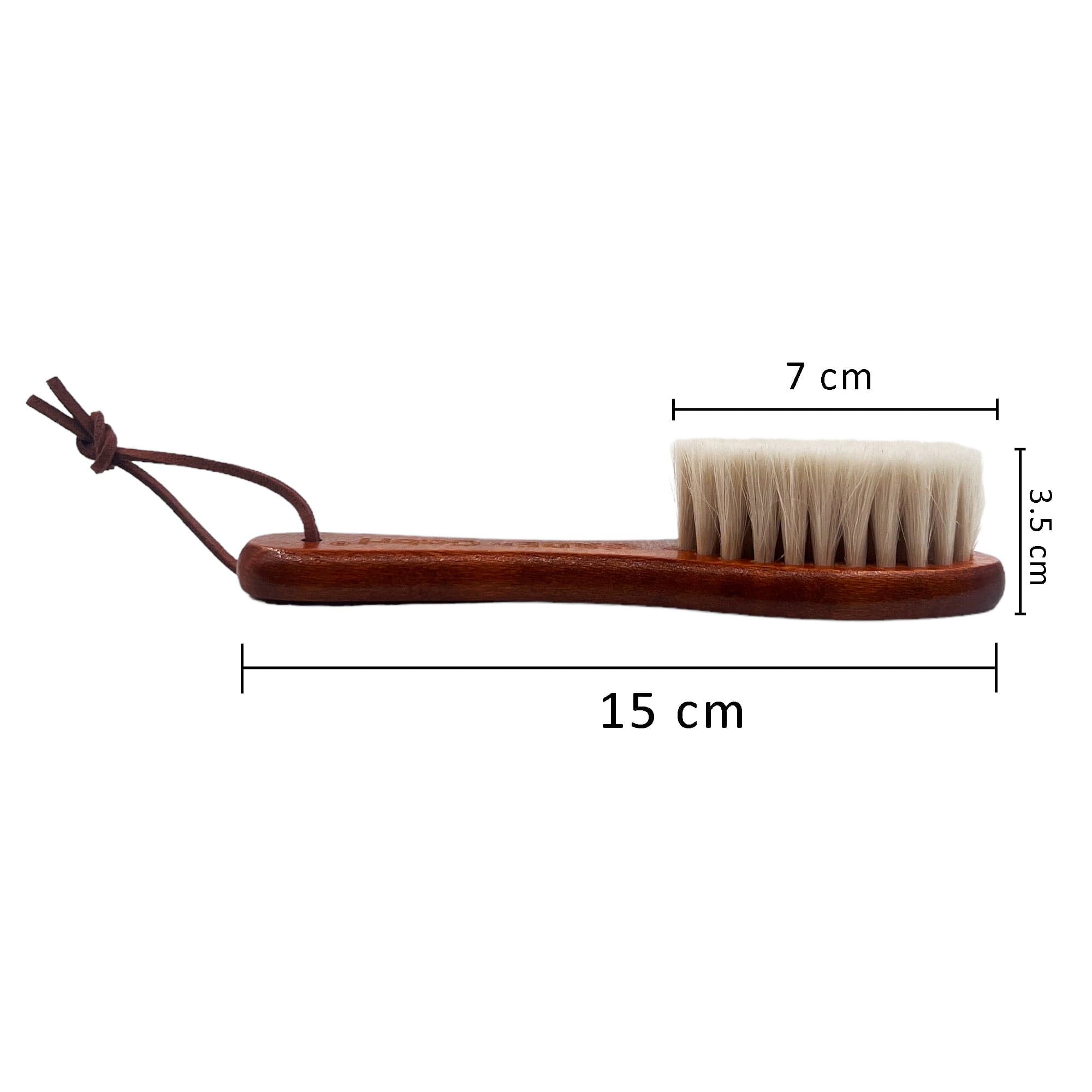 Gabri - Fade Brush White Bristles Wooden 15cm