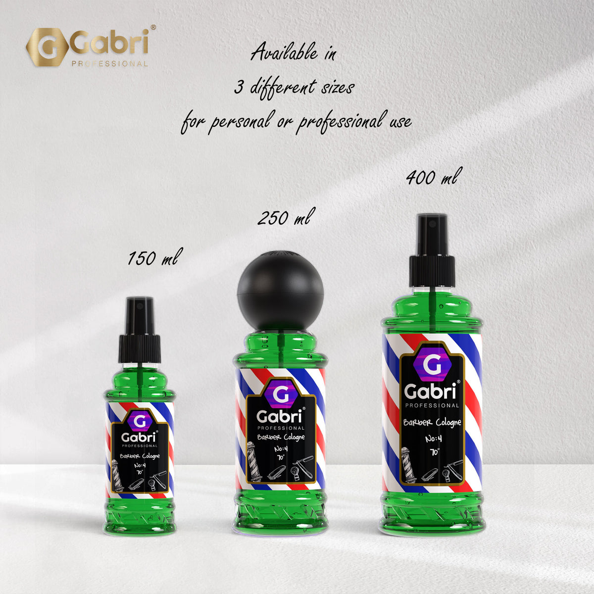 Gabri Professional - After Shave Cologne No.4 400ml