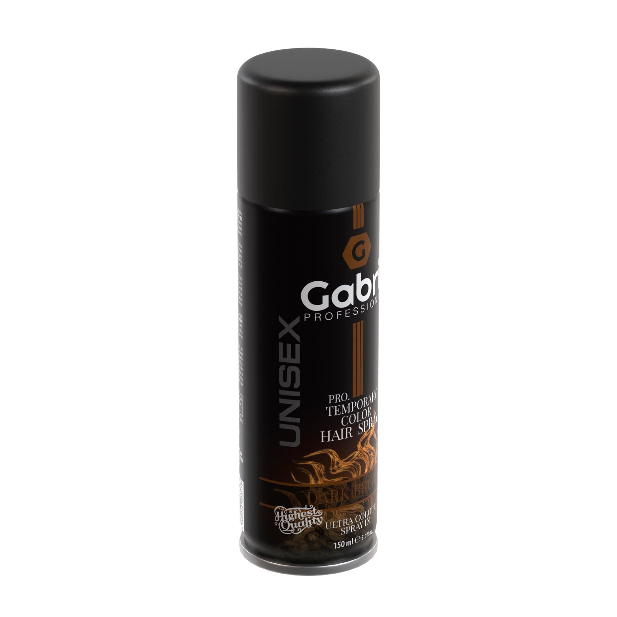 Gabri Professional - Temporary Hair Colour Dye Spray Dark Brown 150ml
