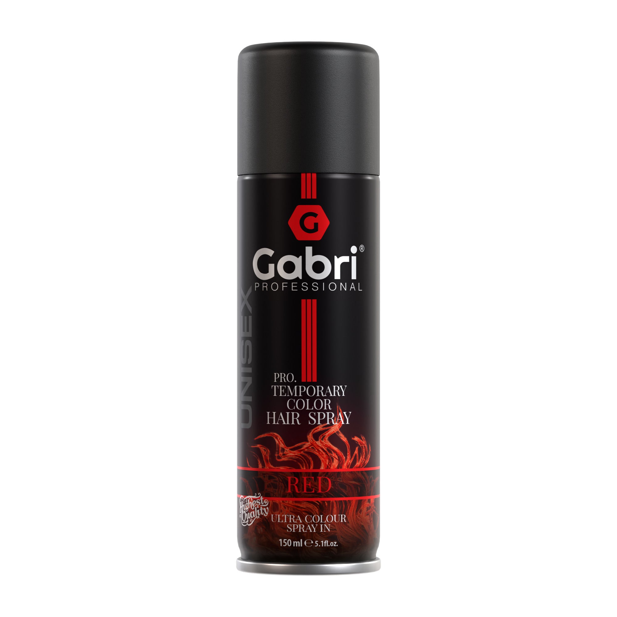 Gabri Professional - Pro Temporary Hair Colour Shimmer Spray Red 150ml