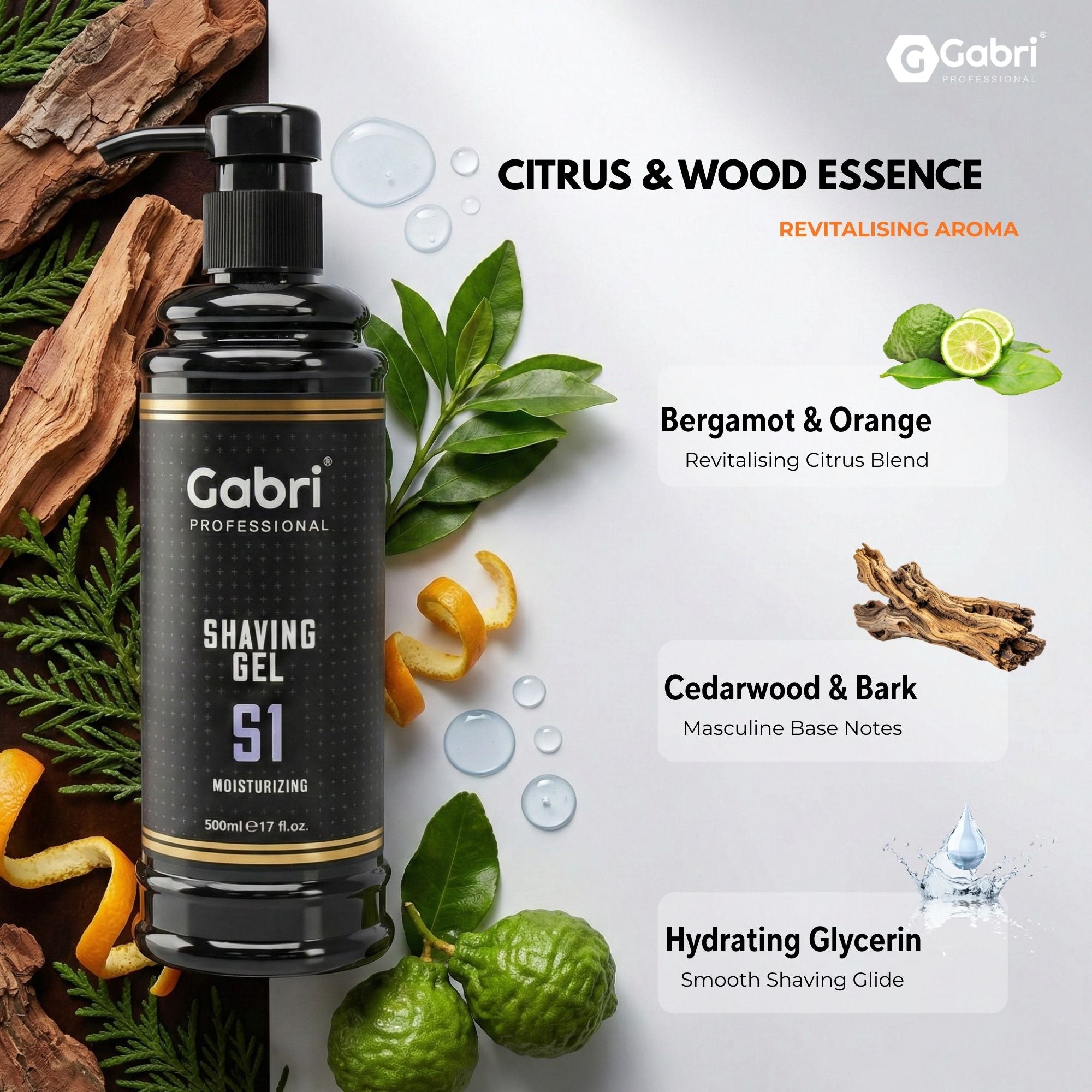 Gabri Professional - Shaving Gel S1 500ml