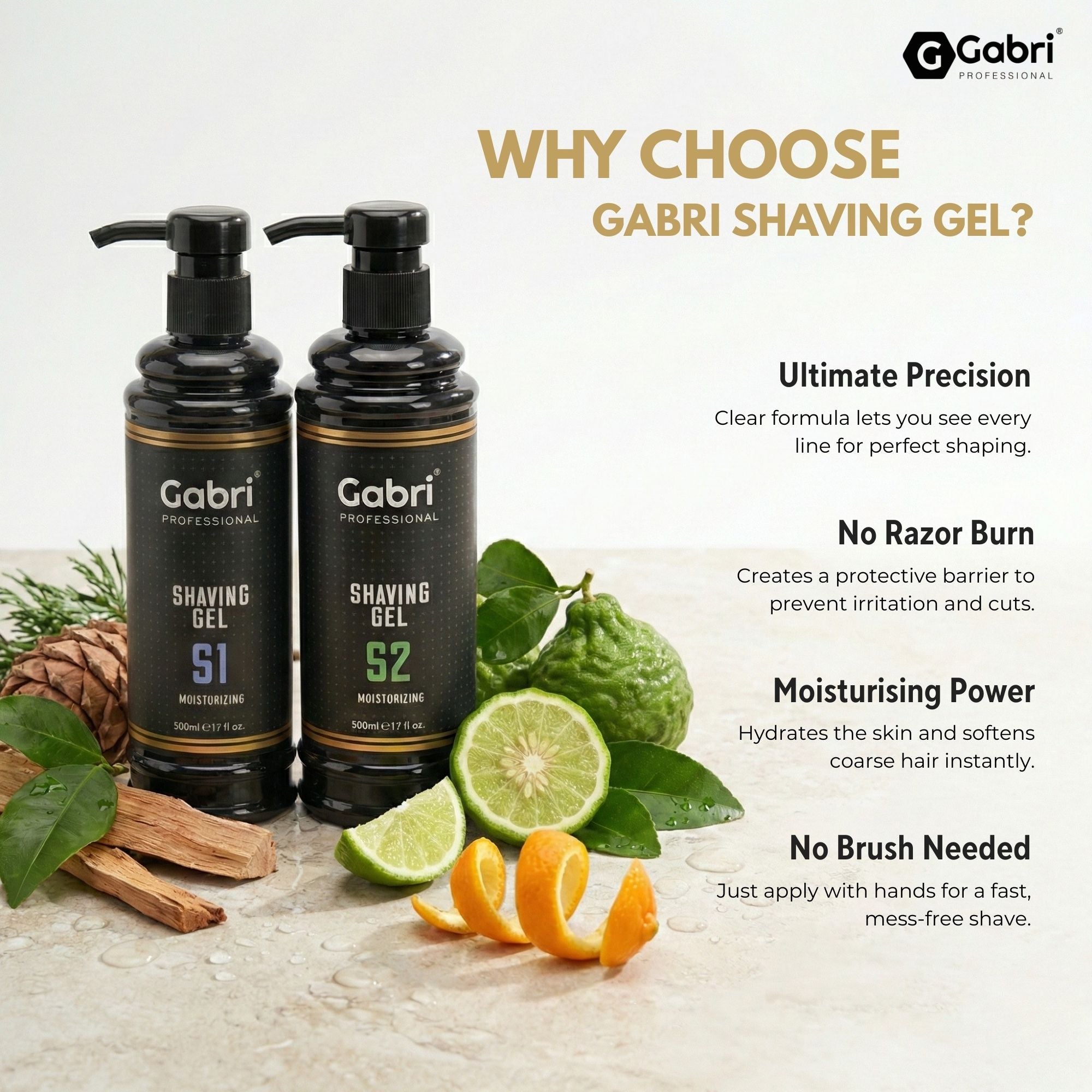 Gabri Professional - Shaving Gel S1 500ml