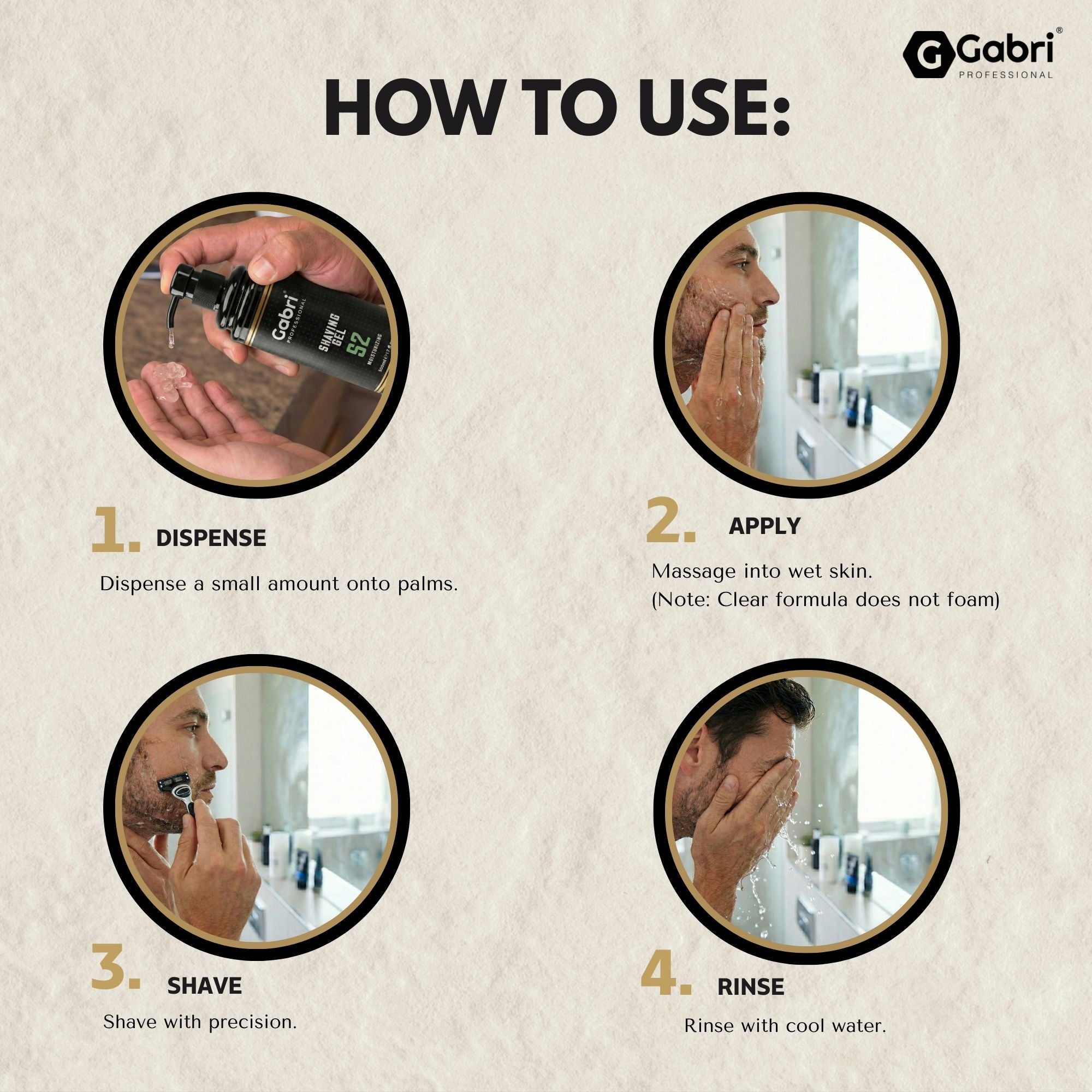 Gabri Professional - Shaving Gel S2 500ml