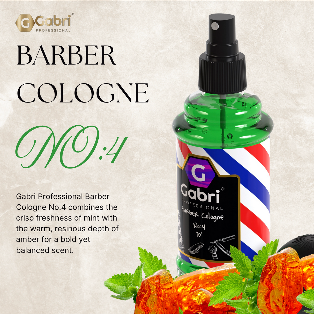 Gabri Professional - After Shave Cologne No.4 250ml