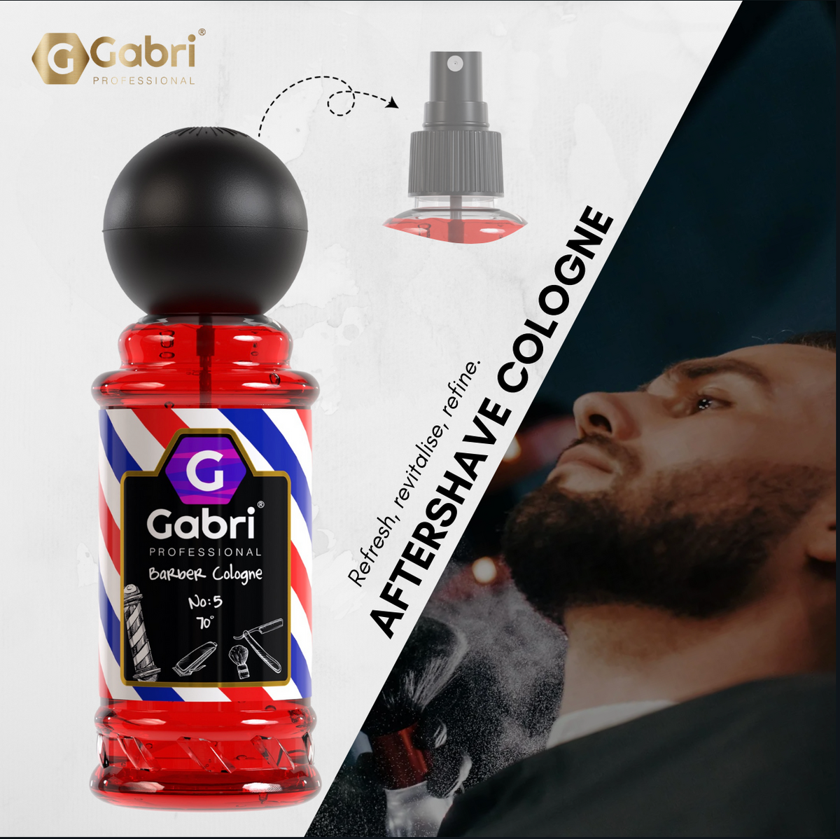 Gabri Professional - After Shave Cologne No.5 250ml