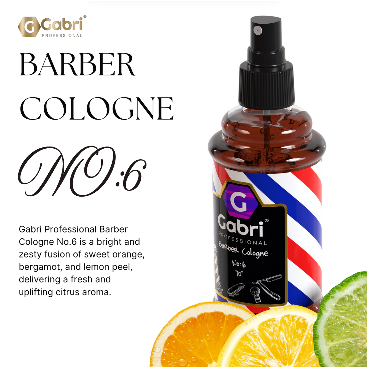 Gabri Professional - After Shave Cologne No.6 250ml