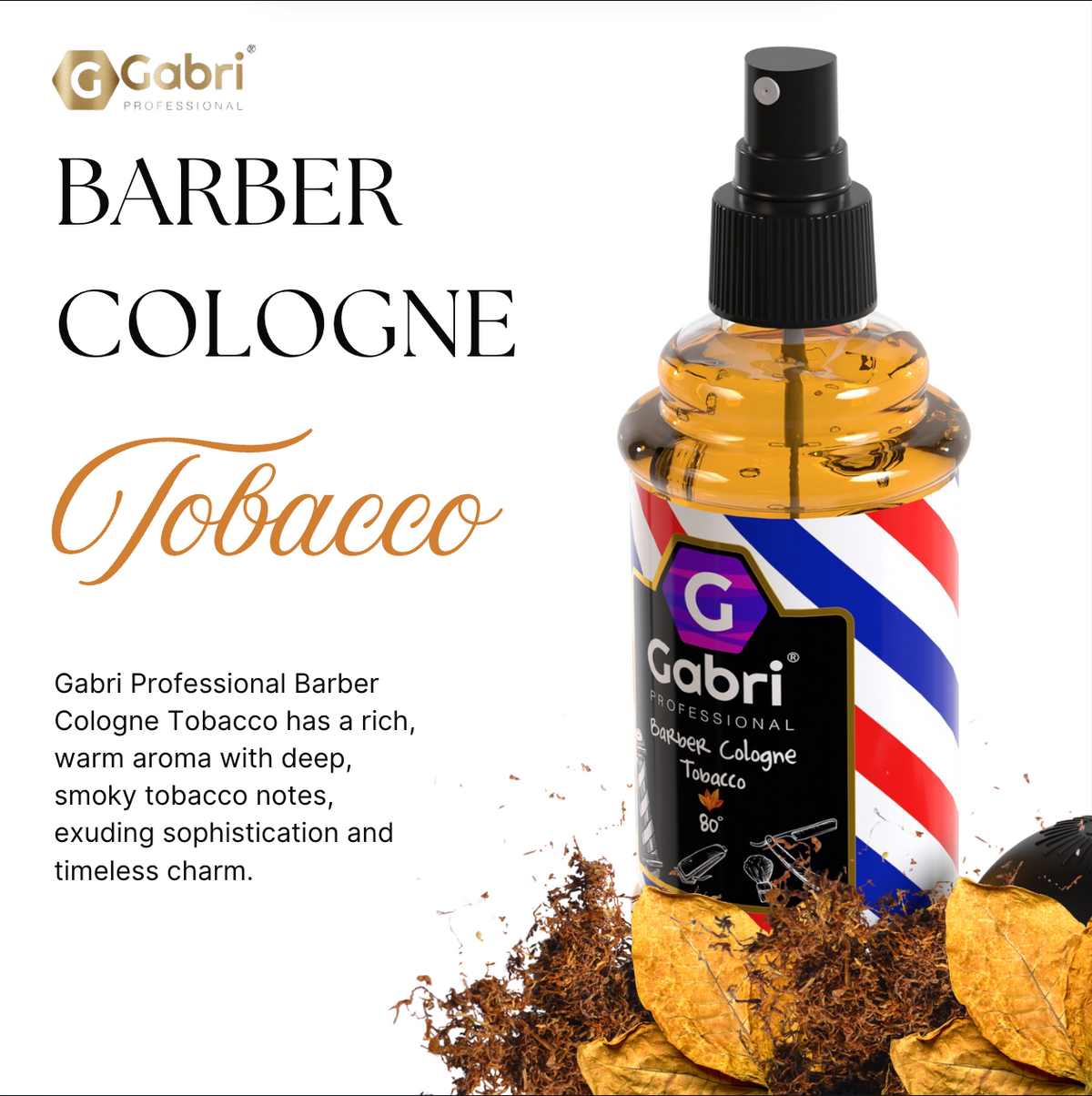 Gabri Professional - After Shave Cologne Tobacco 250ml