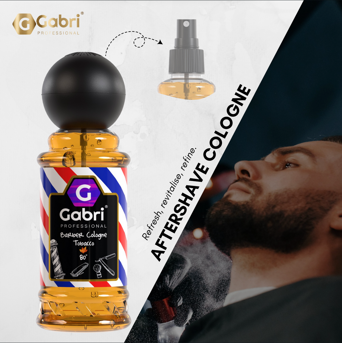 Gabri Professional - After Shave Cologne Tobacco 250ml
