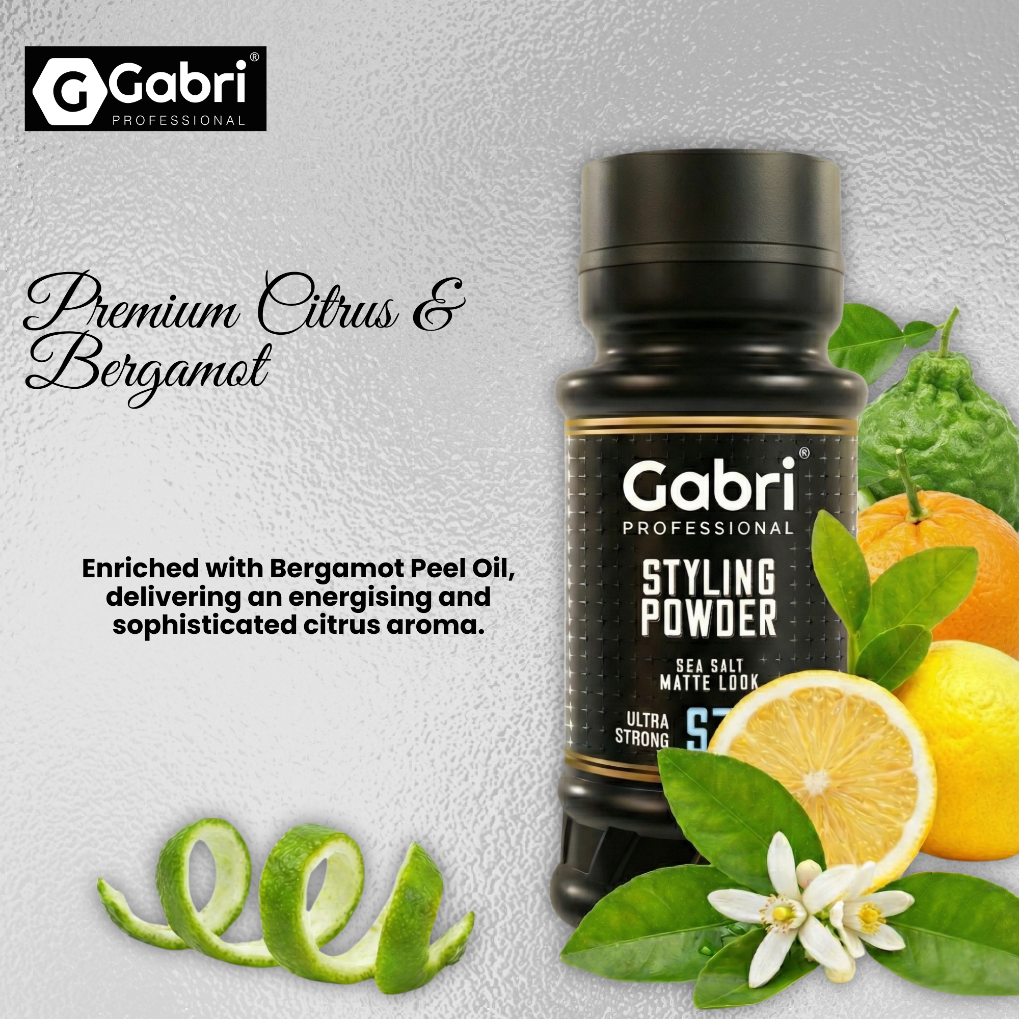 Gabri Professional -  Hair Styling Powder Sea Salt Matte Look S7 Ultra Strong 21g