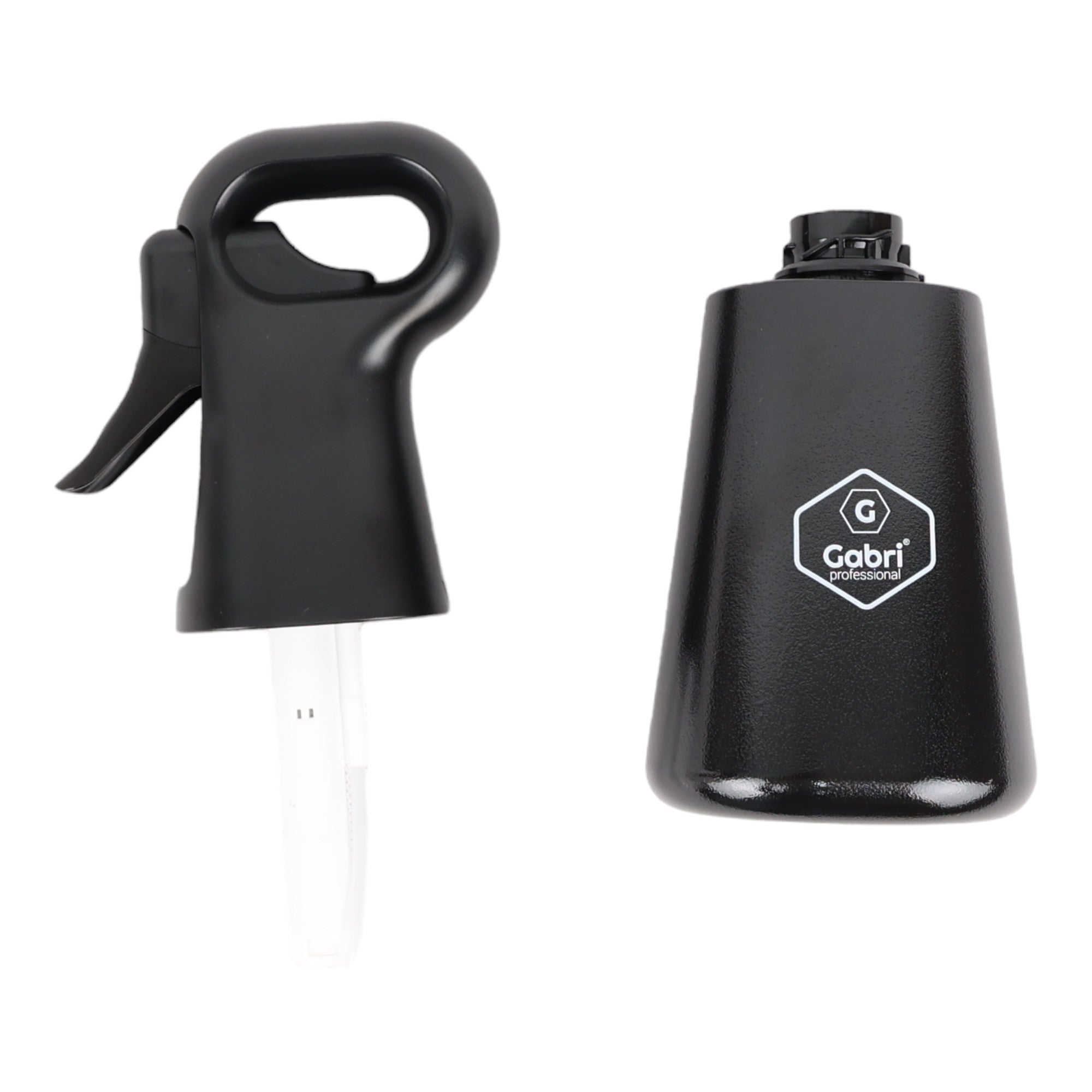 Gabri - Water Spray Bottle 300ml Empty Refillable Extreme Mist Trigger Sprayer Black