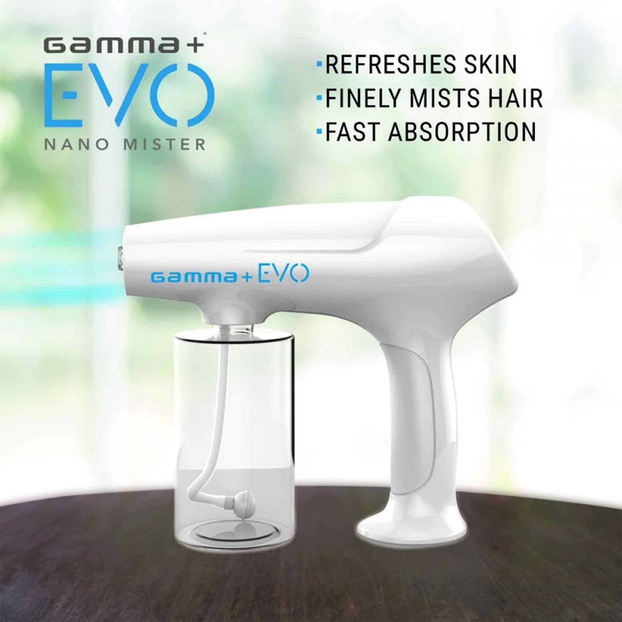 Gamma+ - Evo Nano Hair Water Spray Mister White