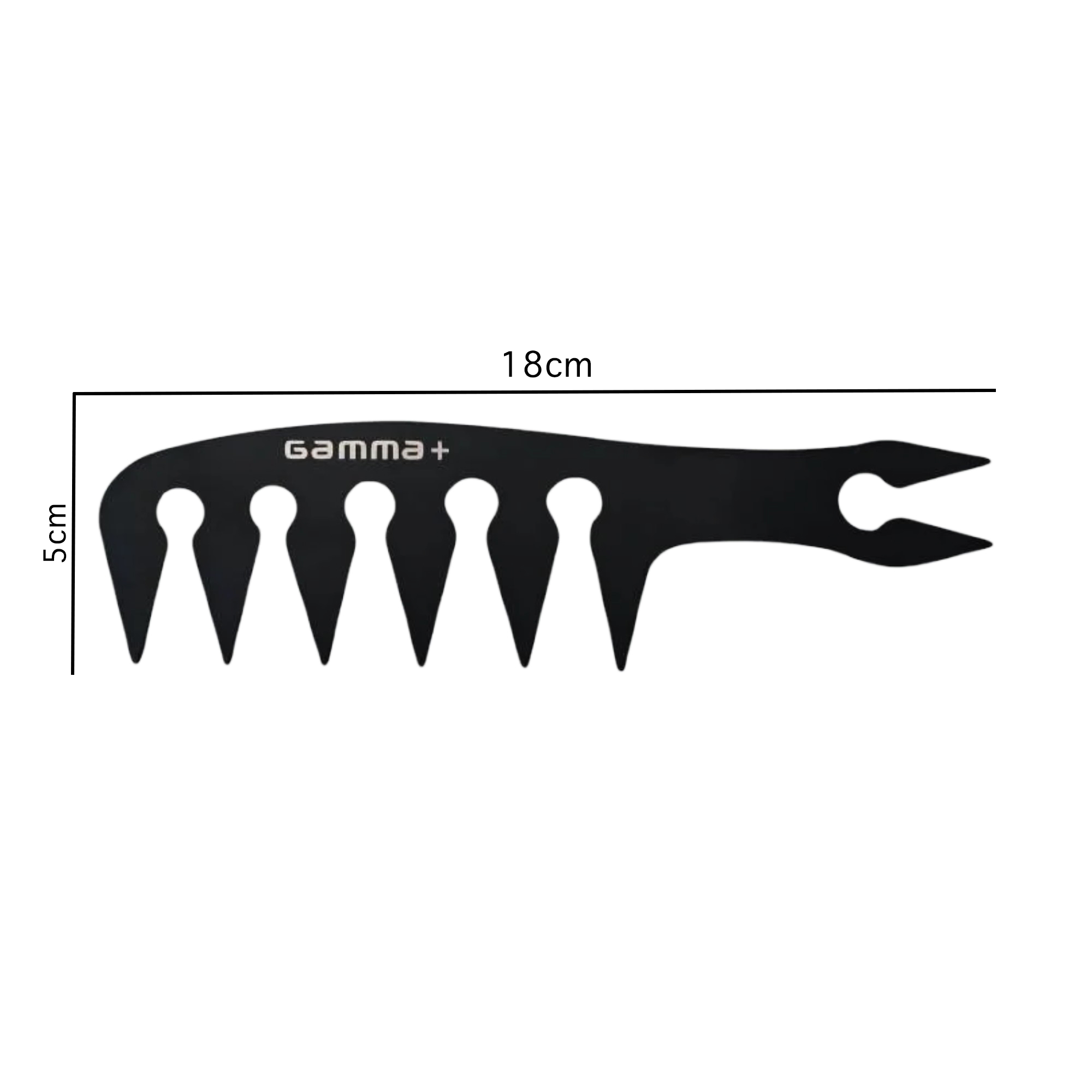Gamma+ - Texture Wide Tooth Comb 18cm