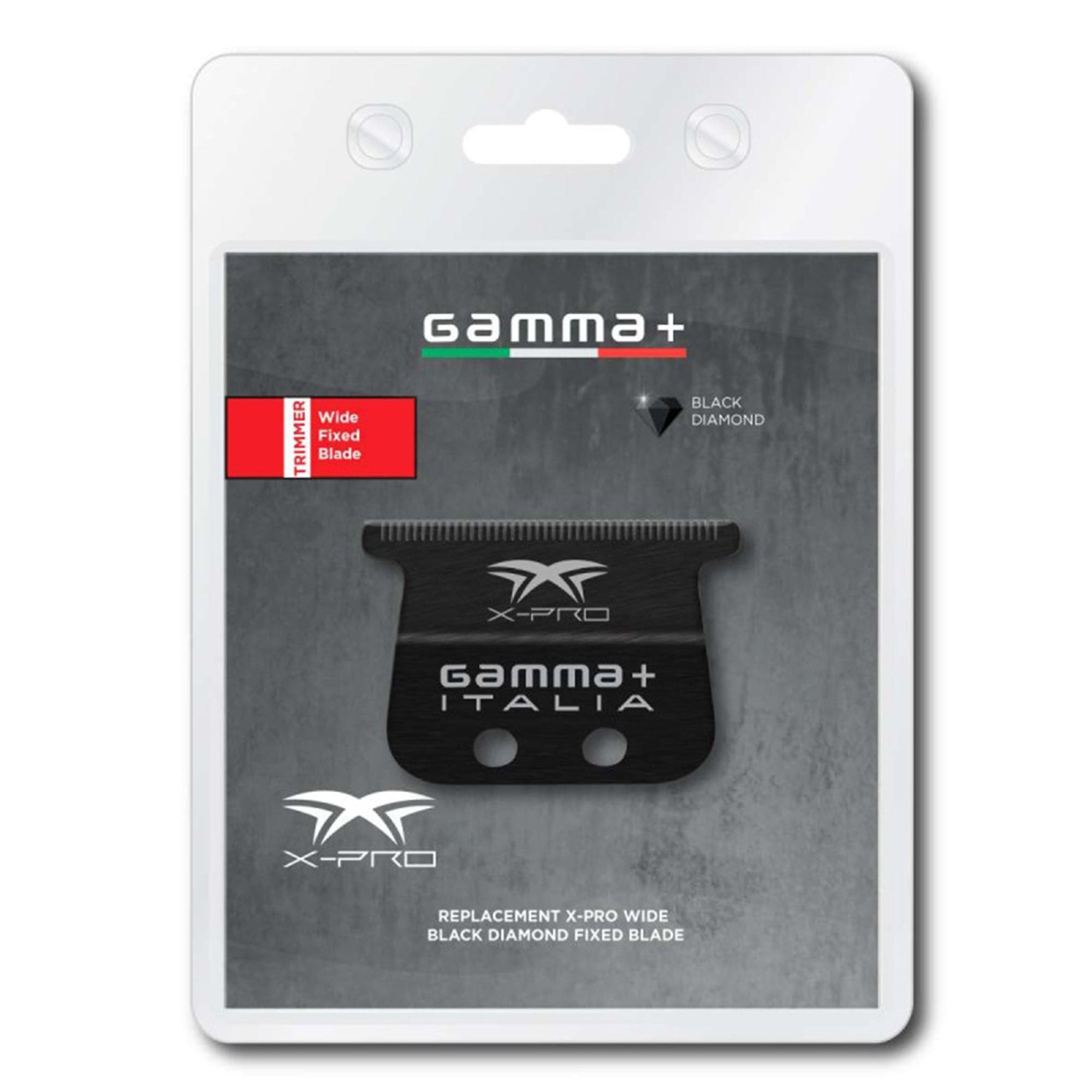 Gamma+ - X-Pro Wide DLC Black Diamond Fixed Blade For Trimmer