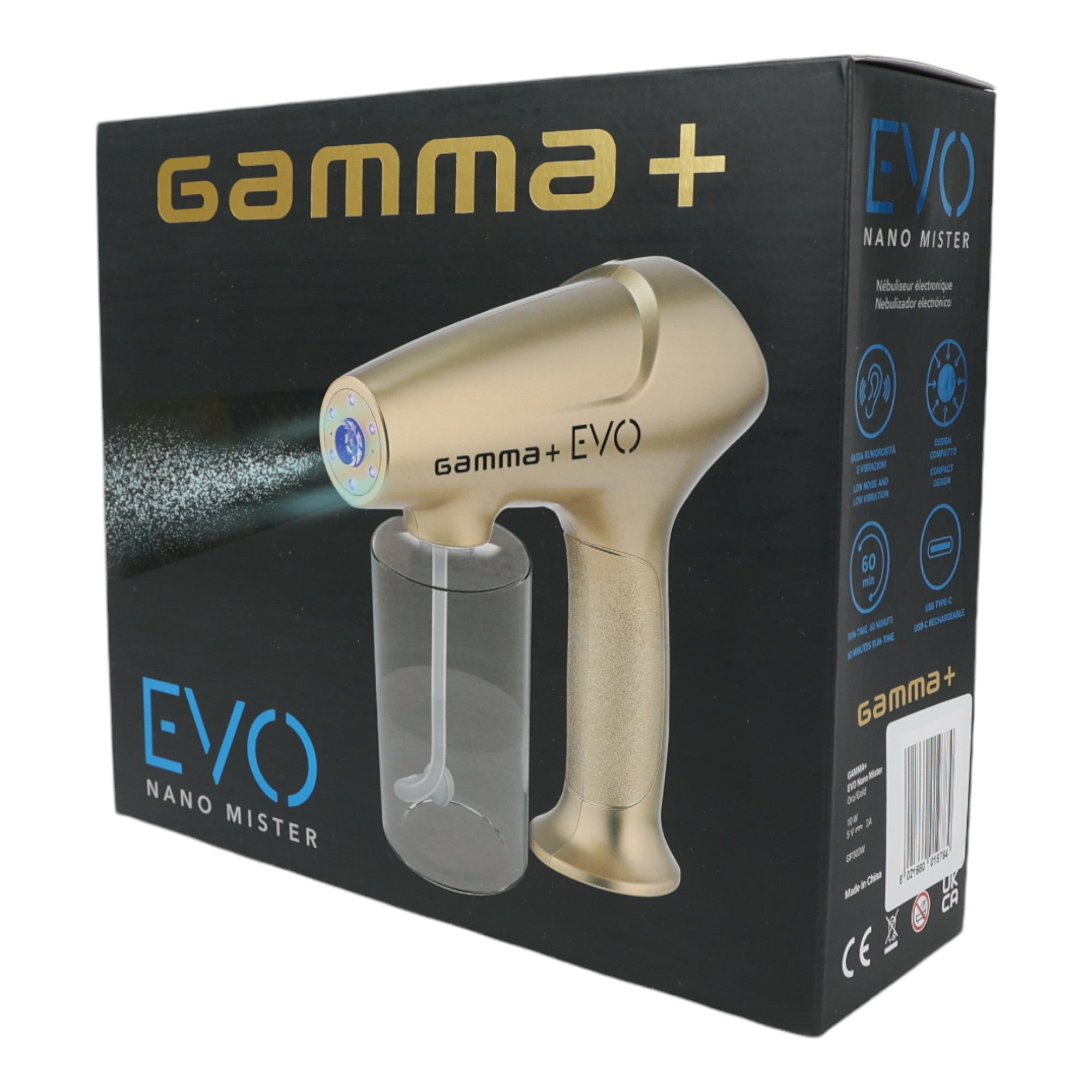 Gamma+ - Evo Nano Hair Water Spray Mister Gold