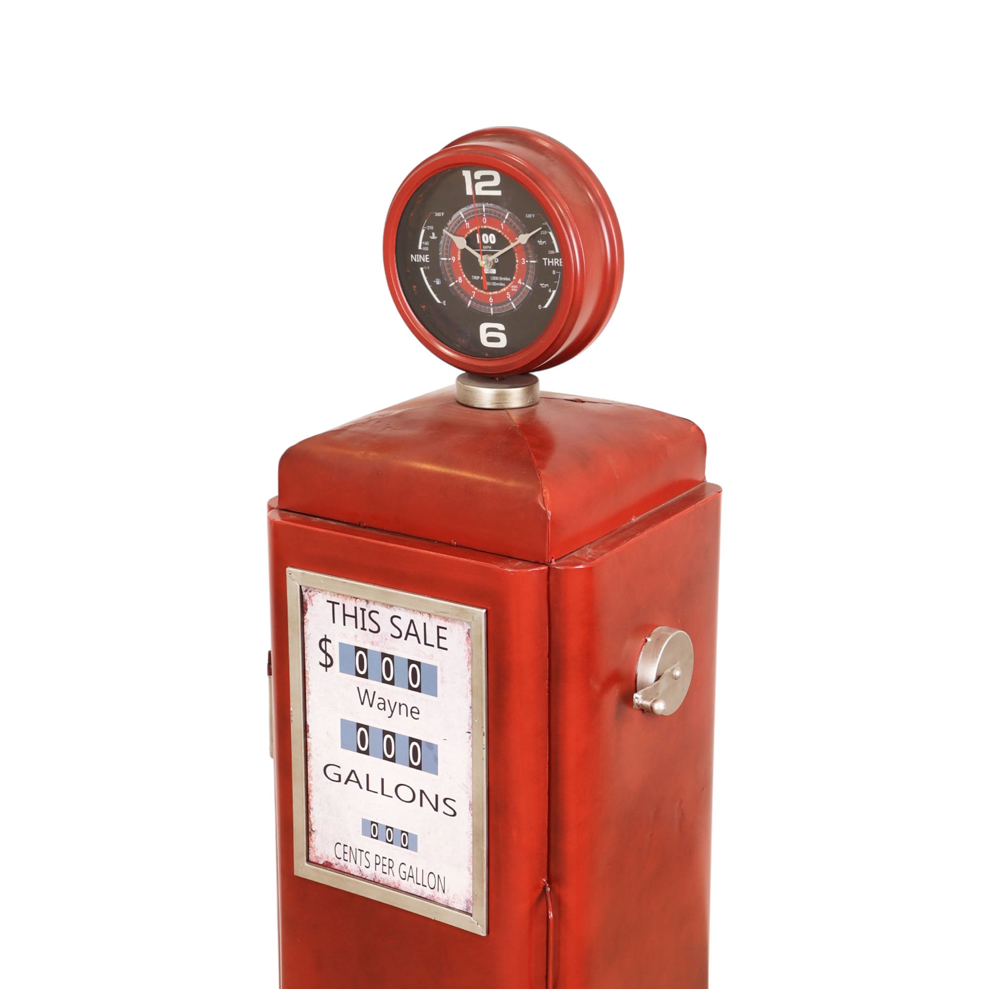 Eson - Gas Pump Clock with Shelf 134cm