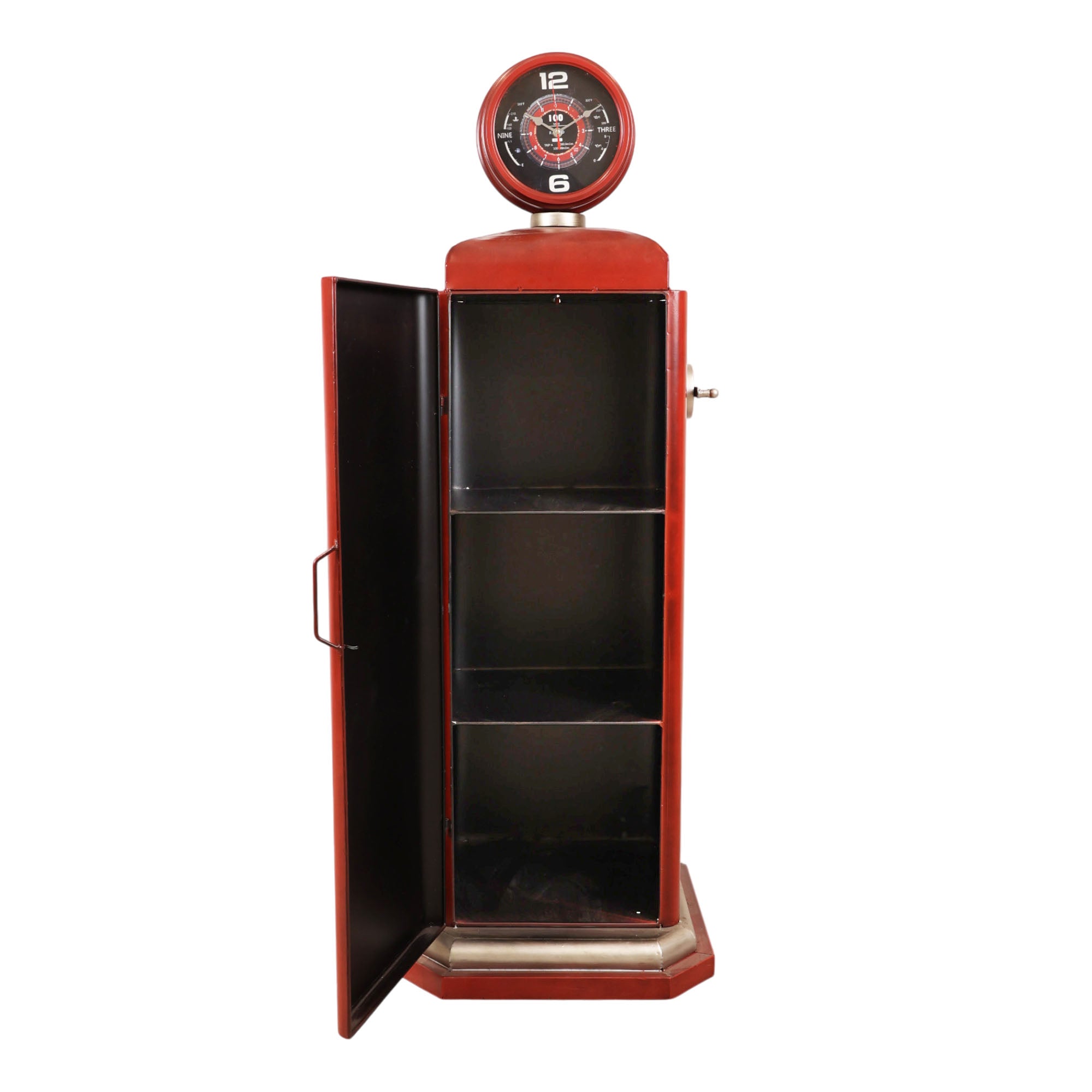 Eson - Gas Pump Clock with Shelf 134cm