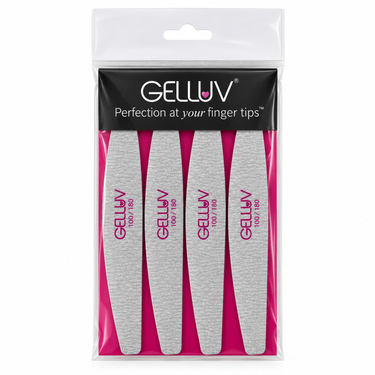 Gelluv - Zebra Duo Board 100/180 Grit (Pack of 4)