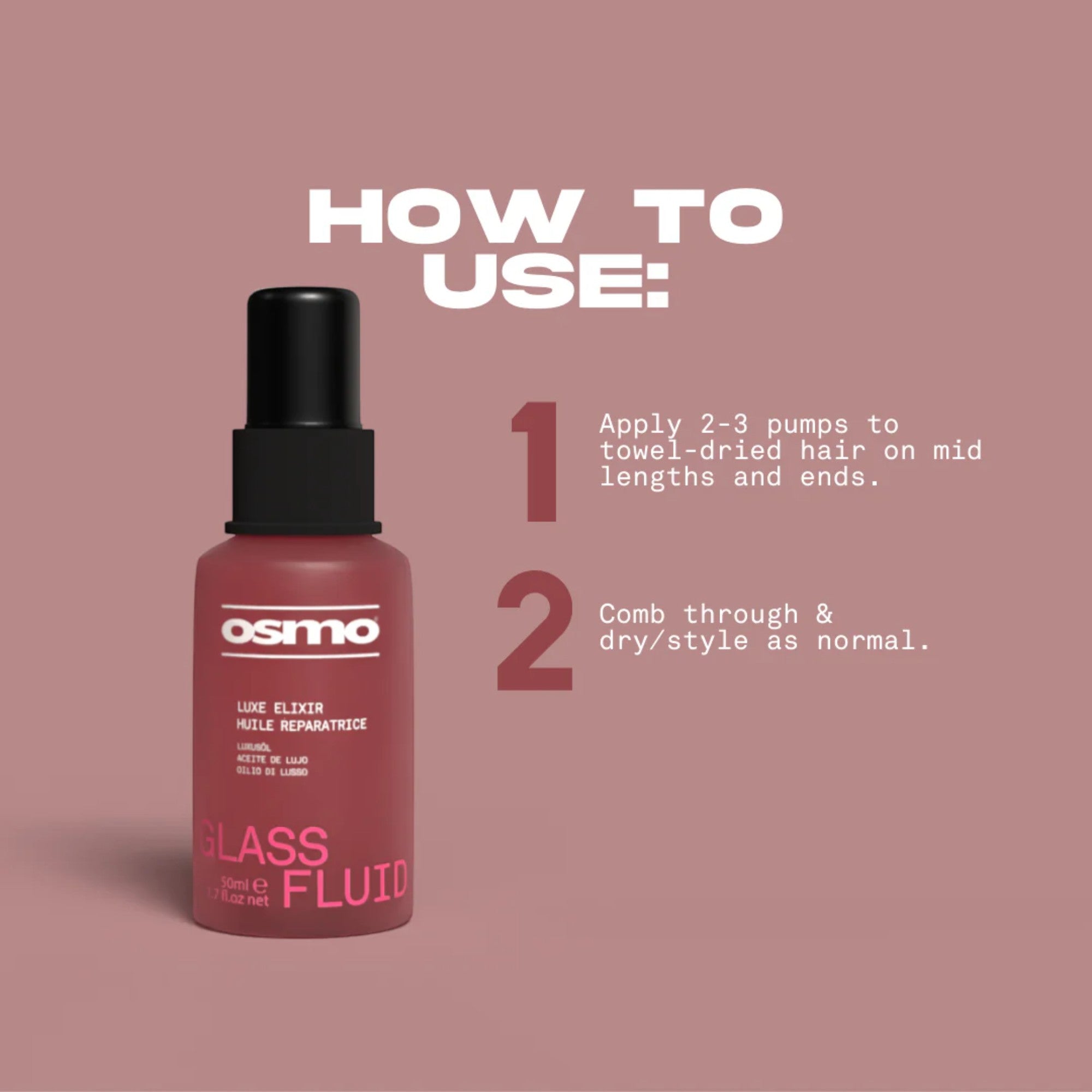 Osmo - Glass Fluid Luxe Elixir 50ml