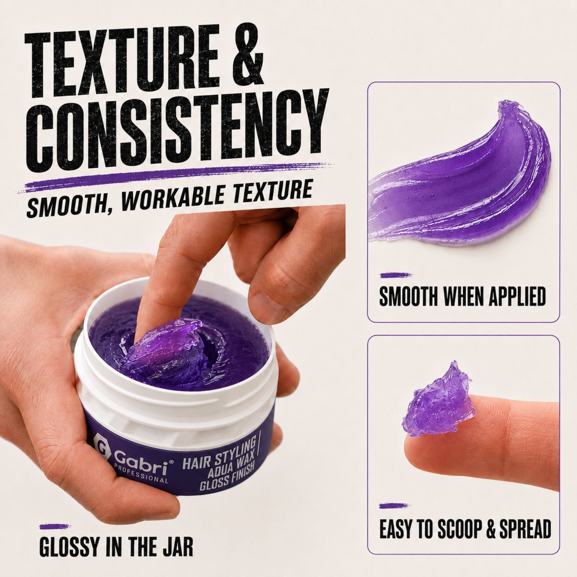 Gabri Professional - Hair Styling Aqua Wax Gloss Finish 150ml