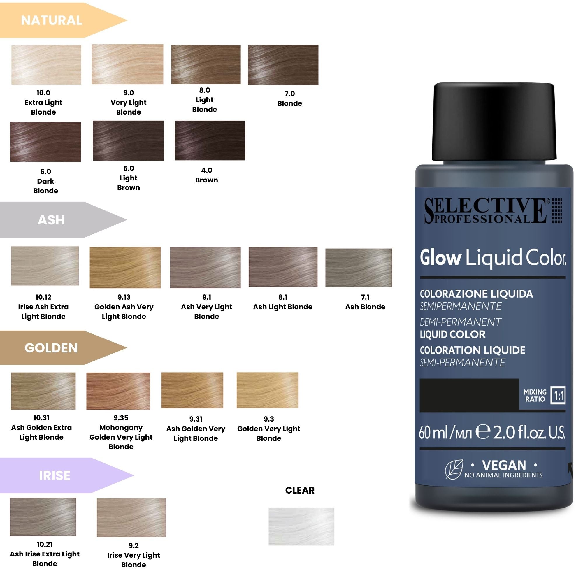 Selective Professional - Glow Liquid Color 60ml