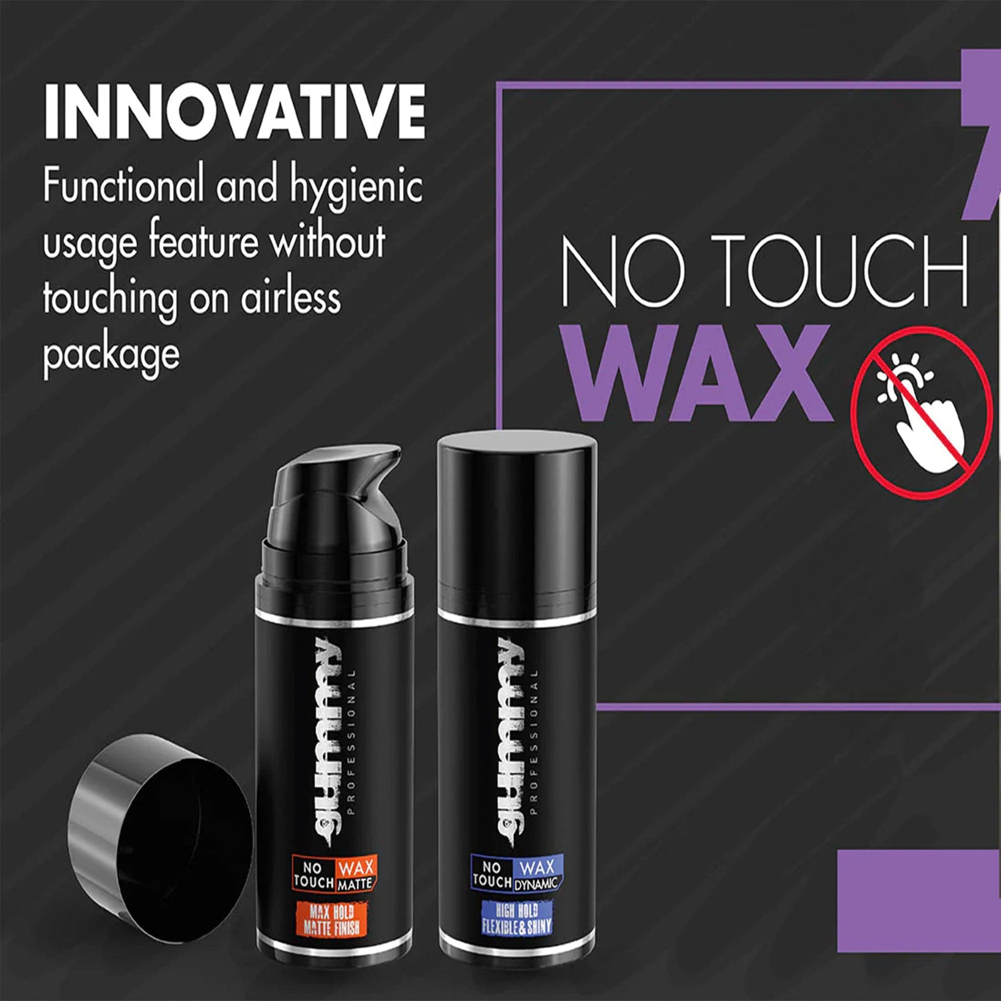 Gummy - No Touch Dynamic Wax Max Hold Matte Finish 98ml