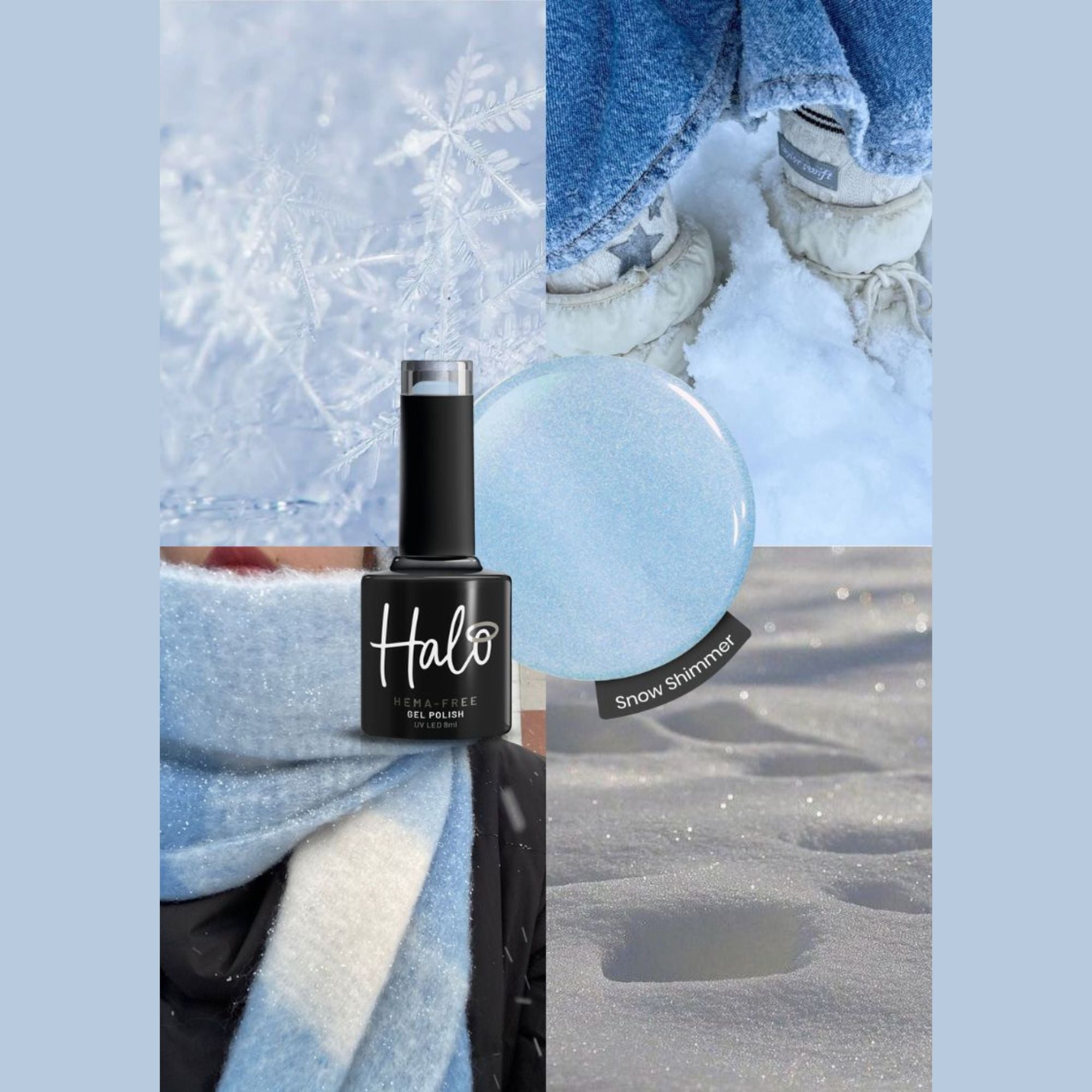 Halo - Gel Polish Snow Shimmer 8ml