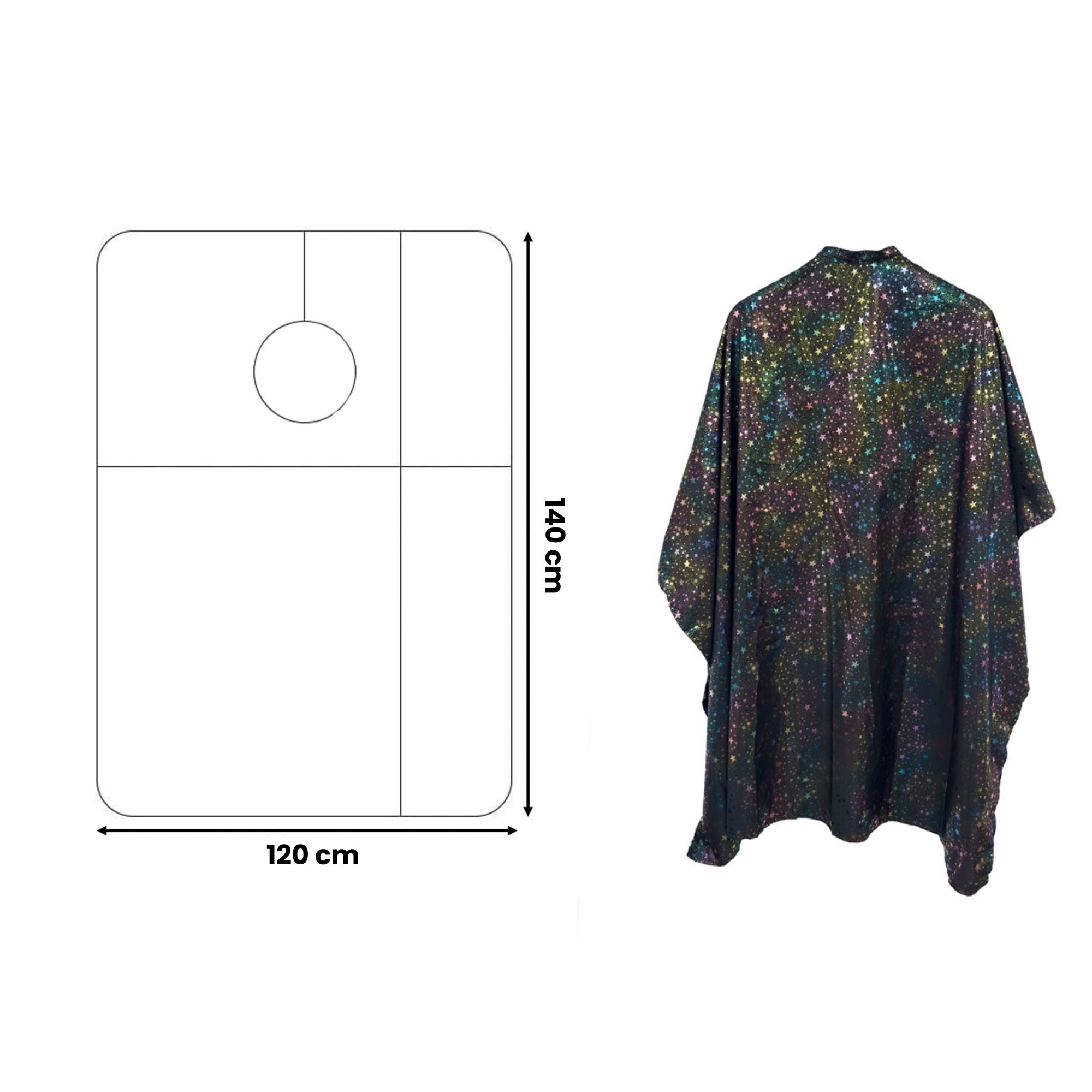 Hair Tools - Barber Hairdressing Sparkle Gown