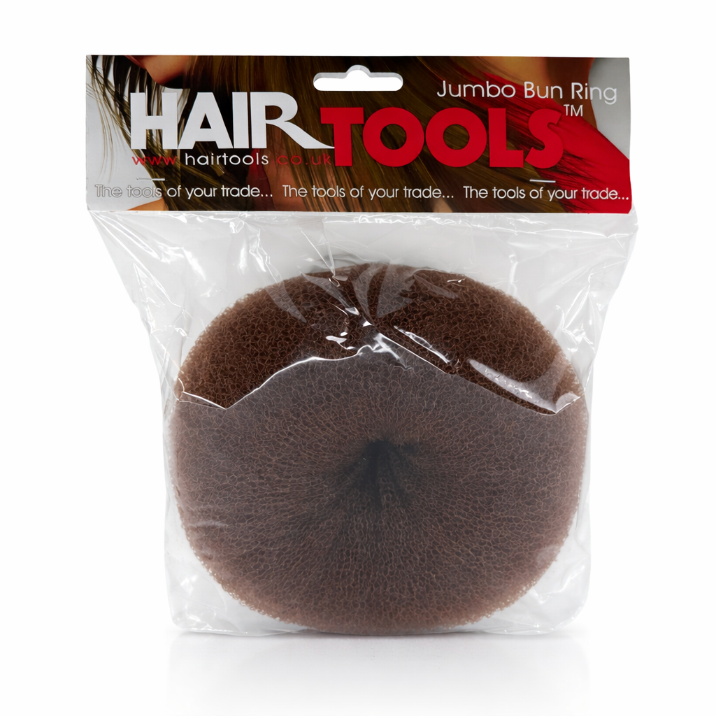 Hair Tools - Jumbo Bun Ring Brown 16cm