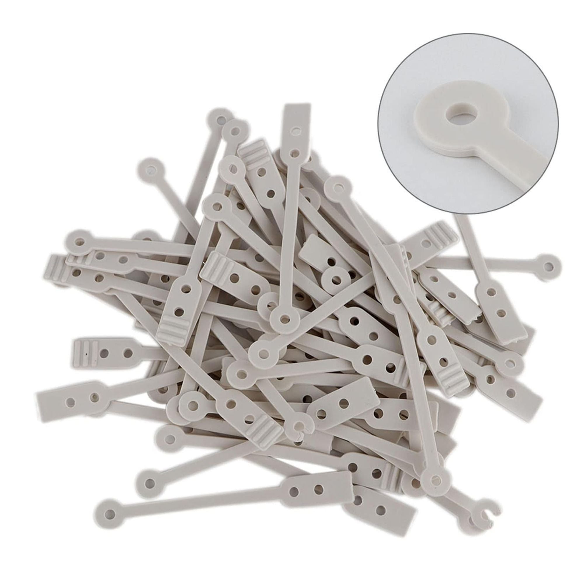 Hair Tools - Perm Rods Rubbers Flat Long 50pk