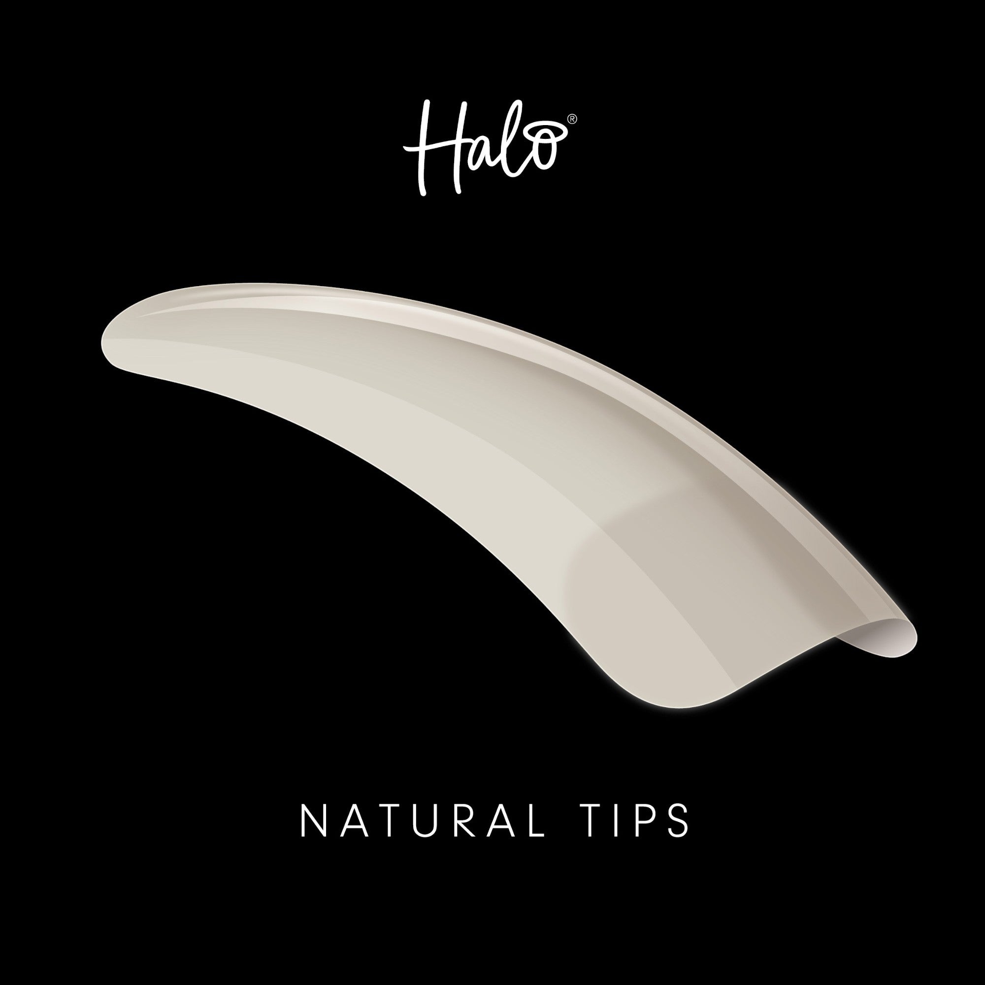 Halo - Natural Nail Tips 10 Sizes