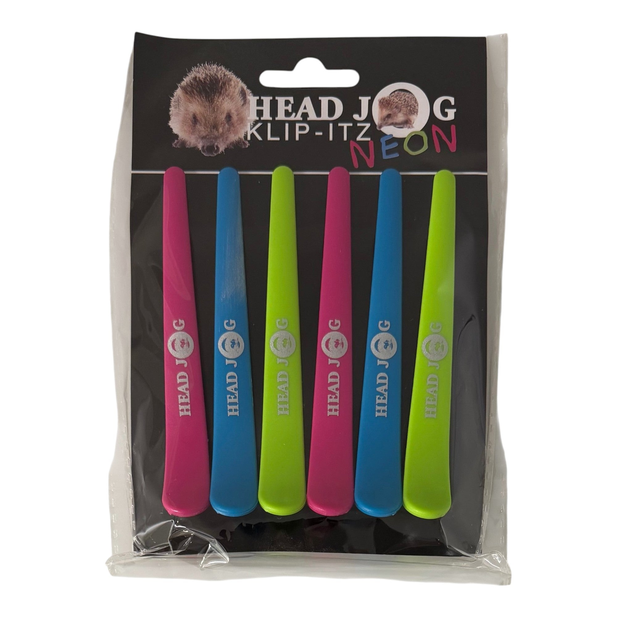 Head Jog - Klip-Itz Neon (Pack of 6)