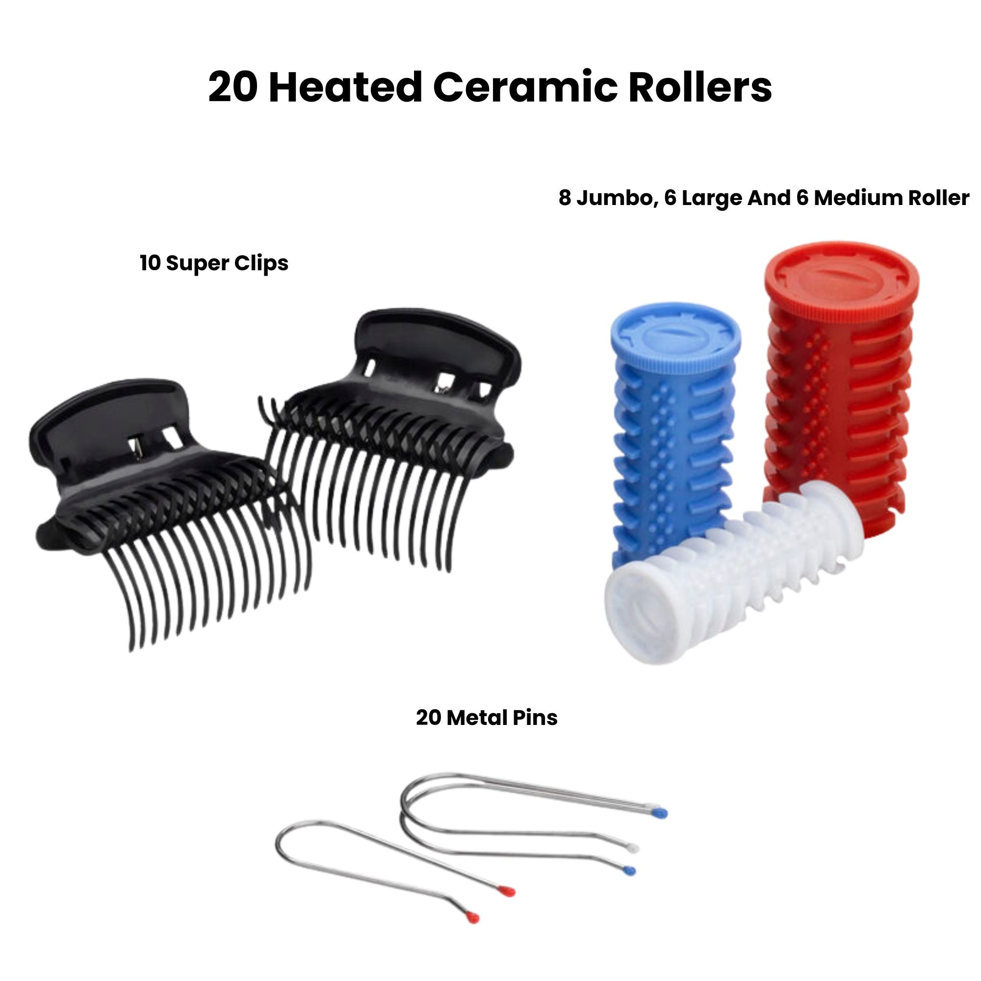 Babyliss Pro - 20 Piece Heated Ceramic Roller Set