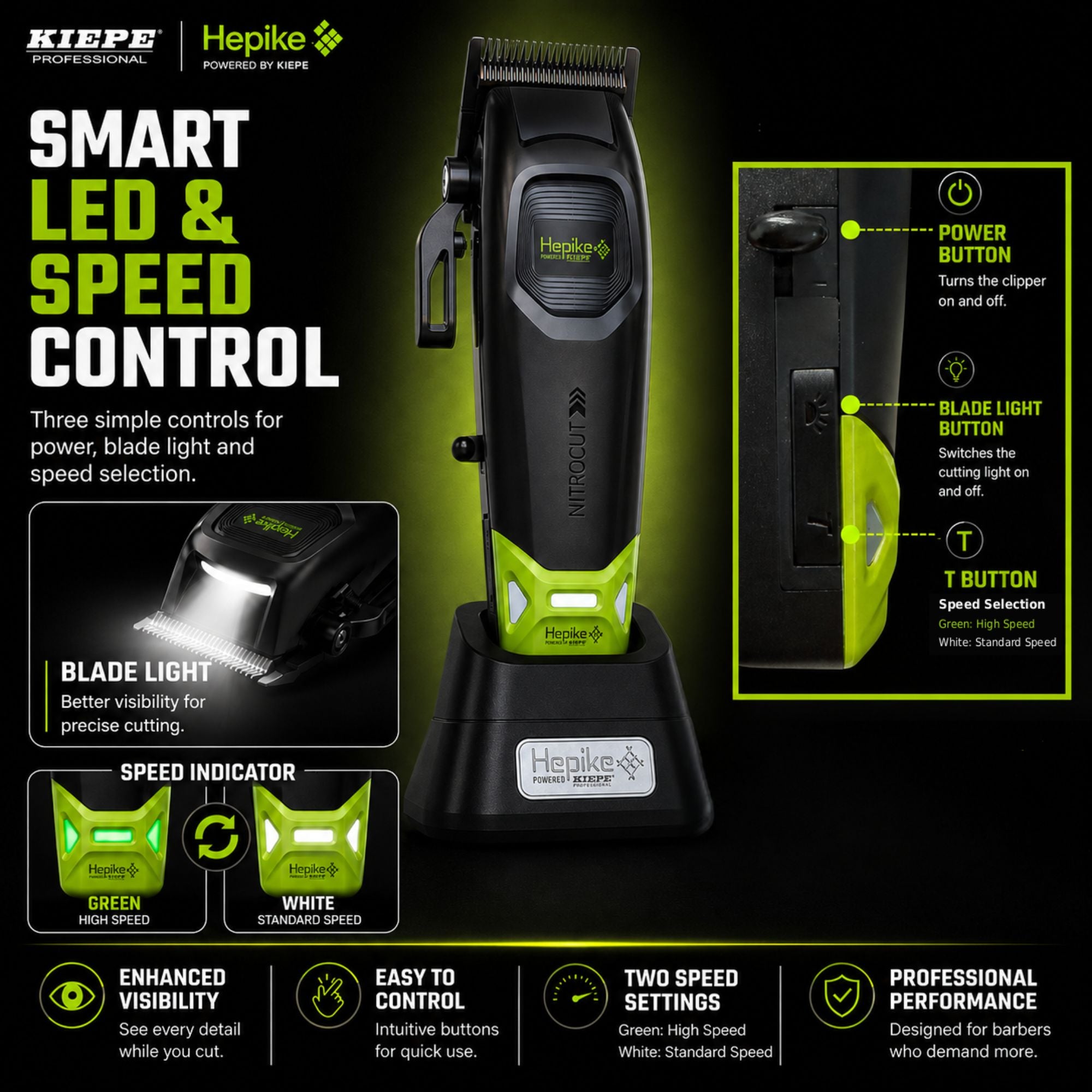 Kiepe - Hepike Nitrocut Hair Clipper 6371