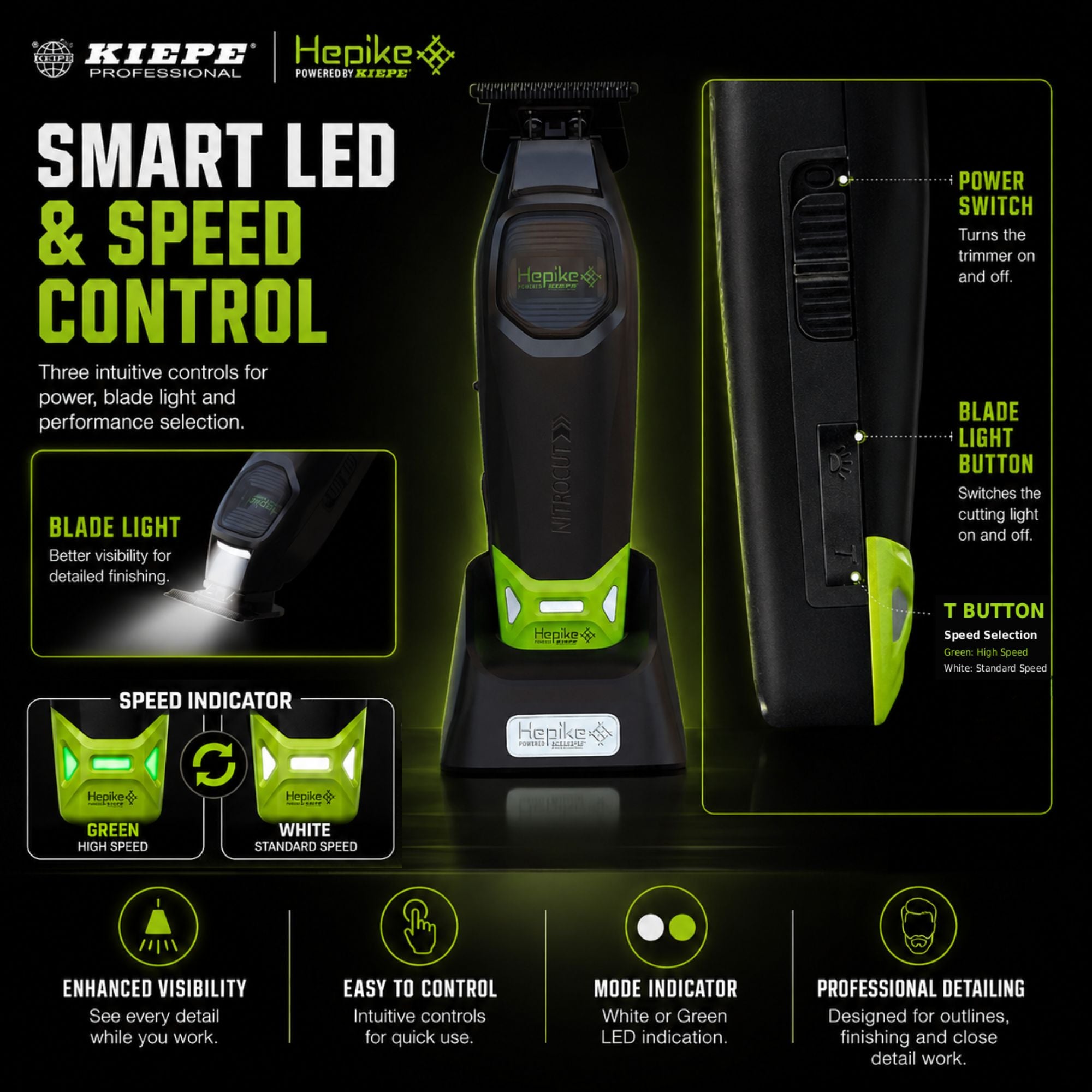 Kiepe - Hepike Nitrocut Hair Trimmer 6372